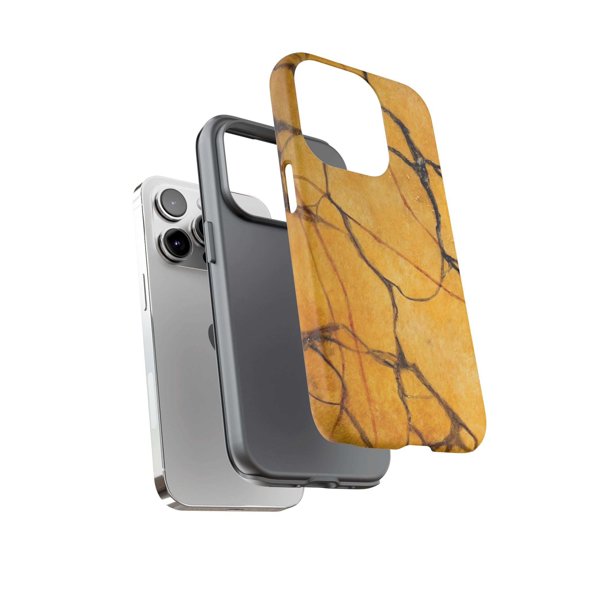 Sexy Gold Marbleized Phone Cases designed by Studio Blitz