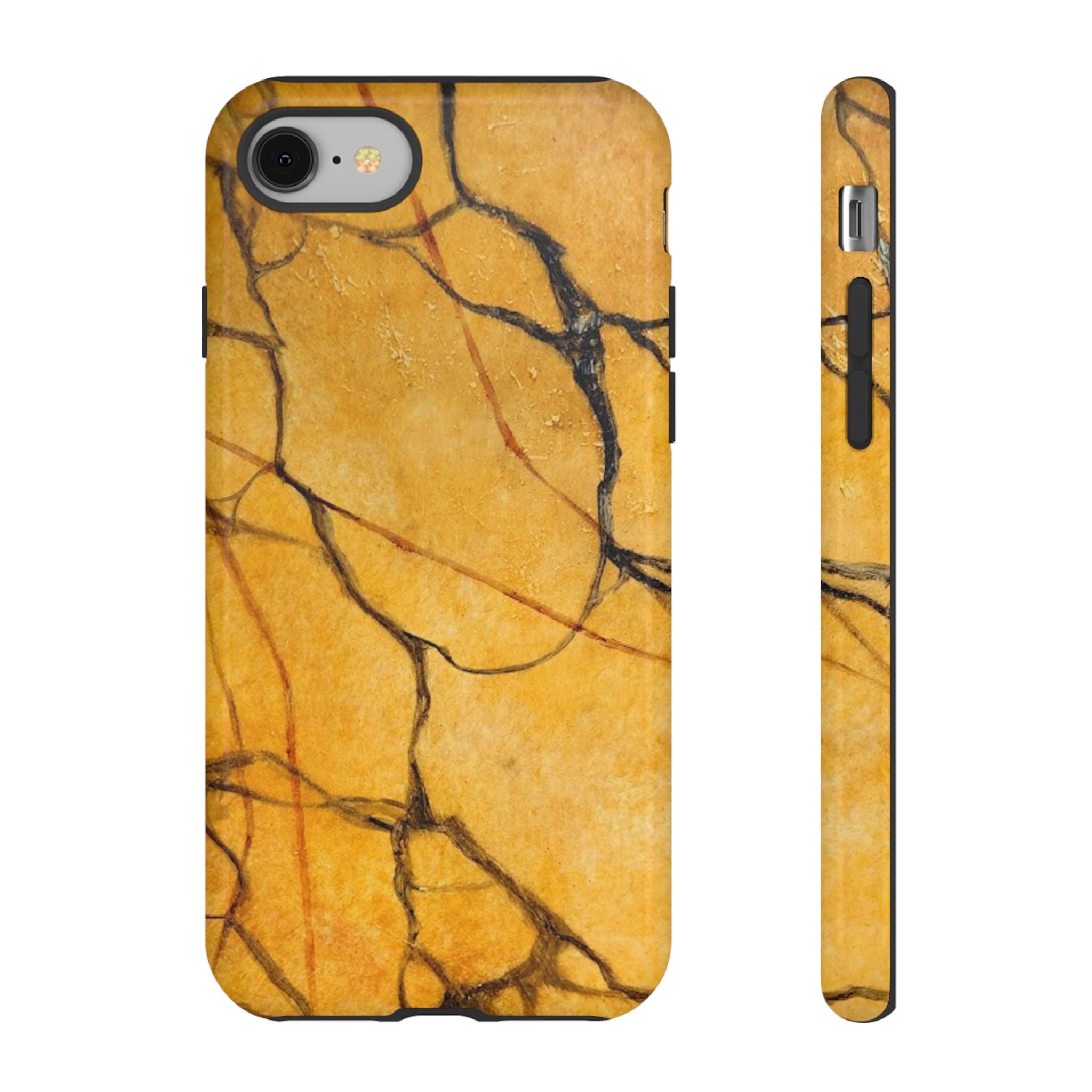 Sexy Gold Marbleized Phone Cases designed by Studio Blitz