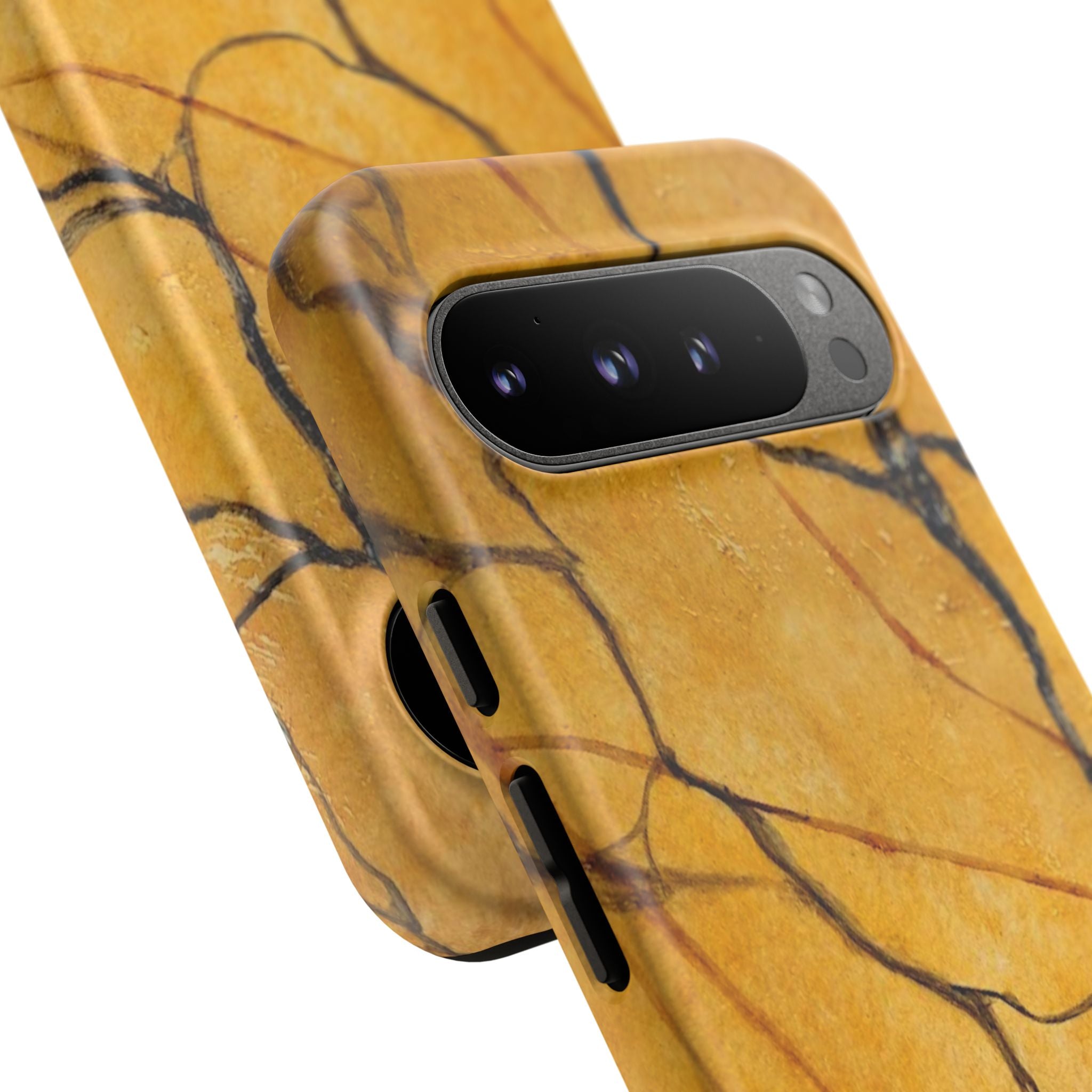 Sexy Gold Marbleized Phone Cases designed by Studio Blitz