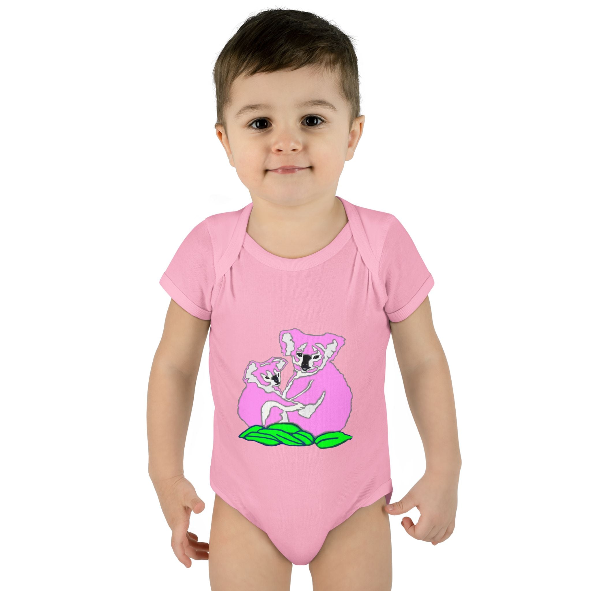 So Cute Pink Koalas designed by Studio Blitz Infant to 24 Mo. Bodysuit