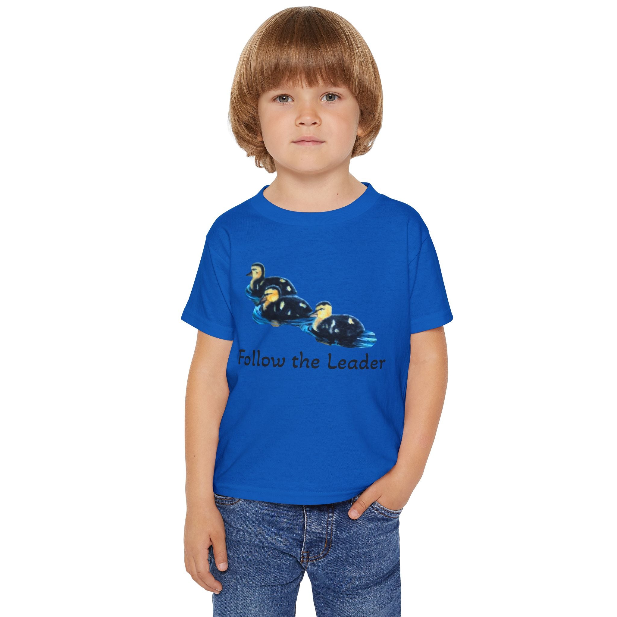 Toddler T-Shirt - Cute Duck Theme Painted by Studio Blitz
