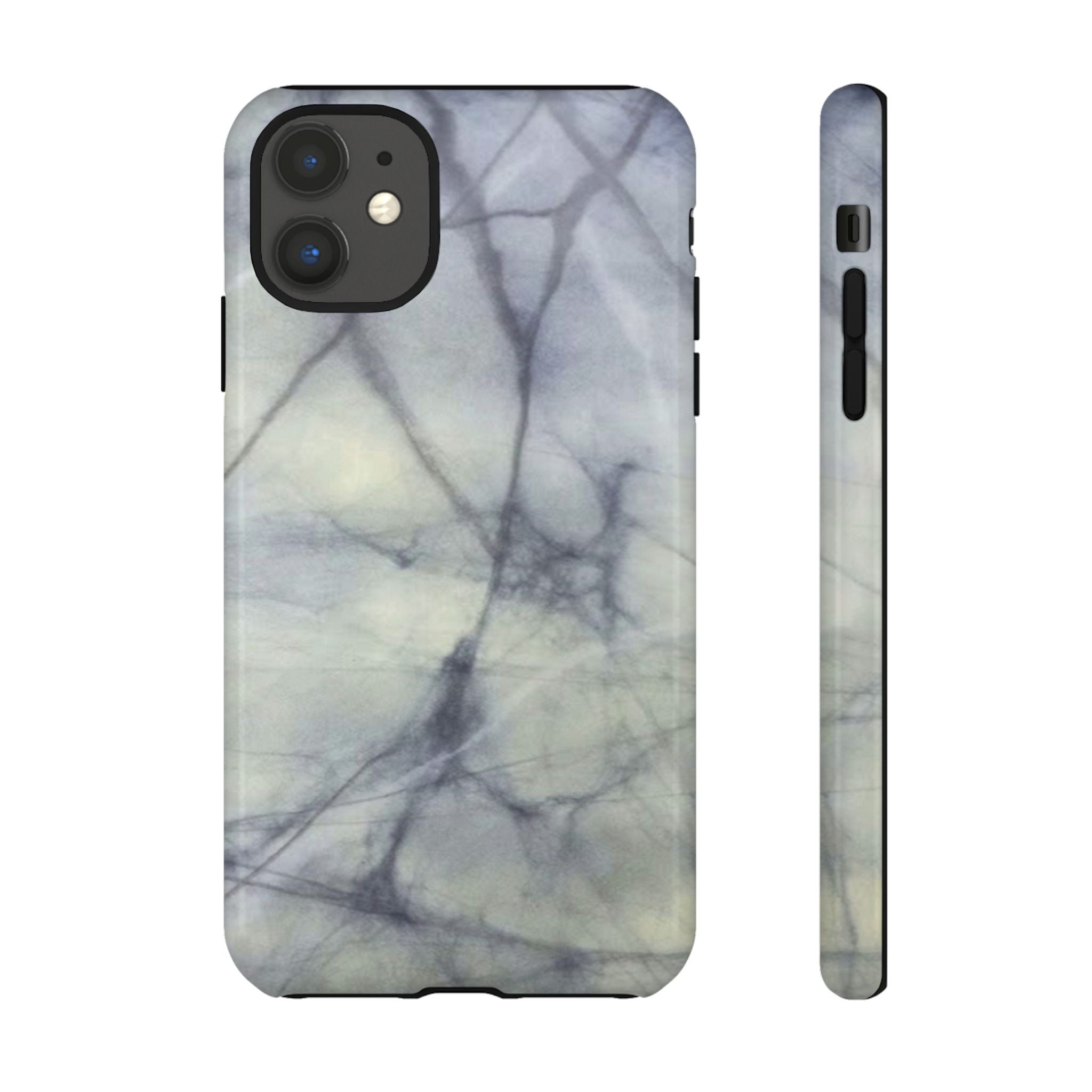 Phone Case, Eye-catching White Marble Look Tough Case by Studio Blitz