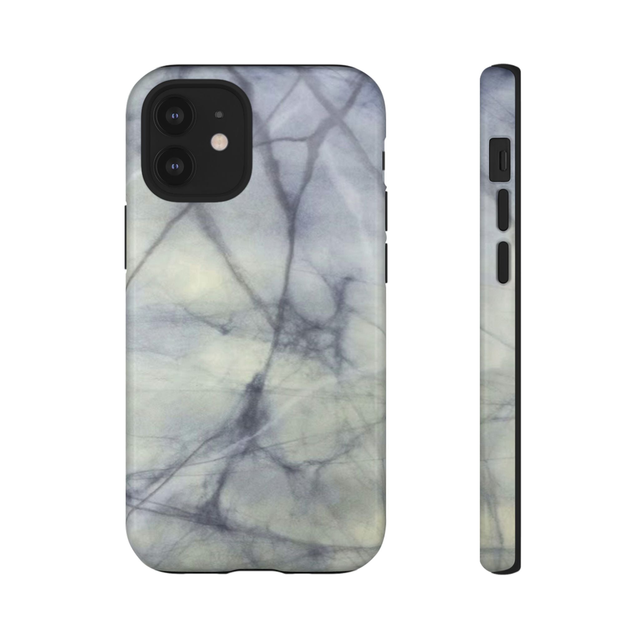 Phone Case, Eye-catching White Marble Look Tough Case by Studio Blitz