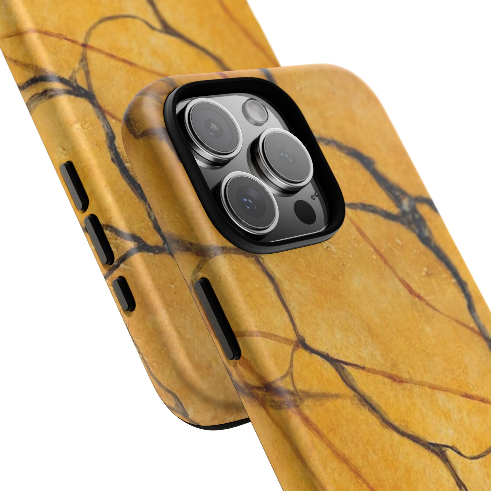 Sexy Gold Marbleized Phone Cases designed by Studio Blitz