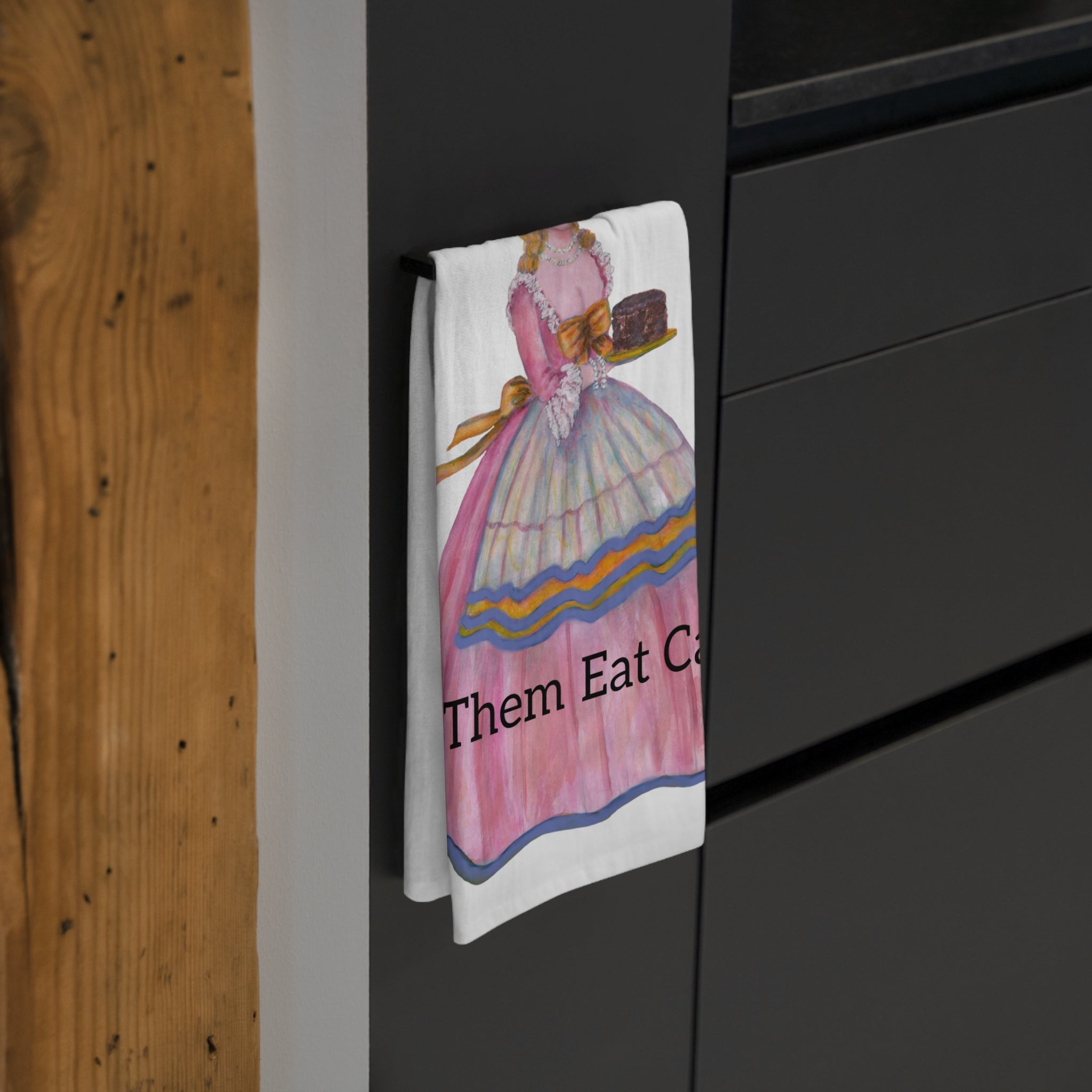 Kitchen Tea Towel Painted by Studio Blitz - Vintage Cake Lover, Baking Gift