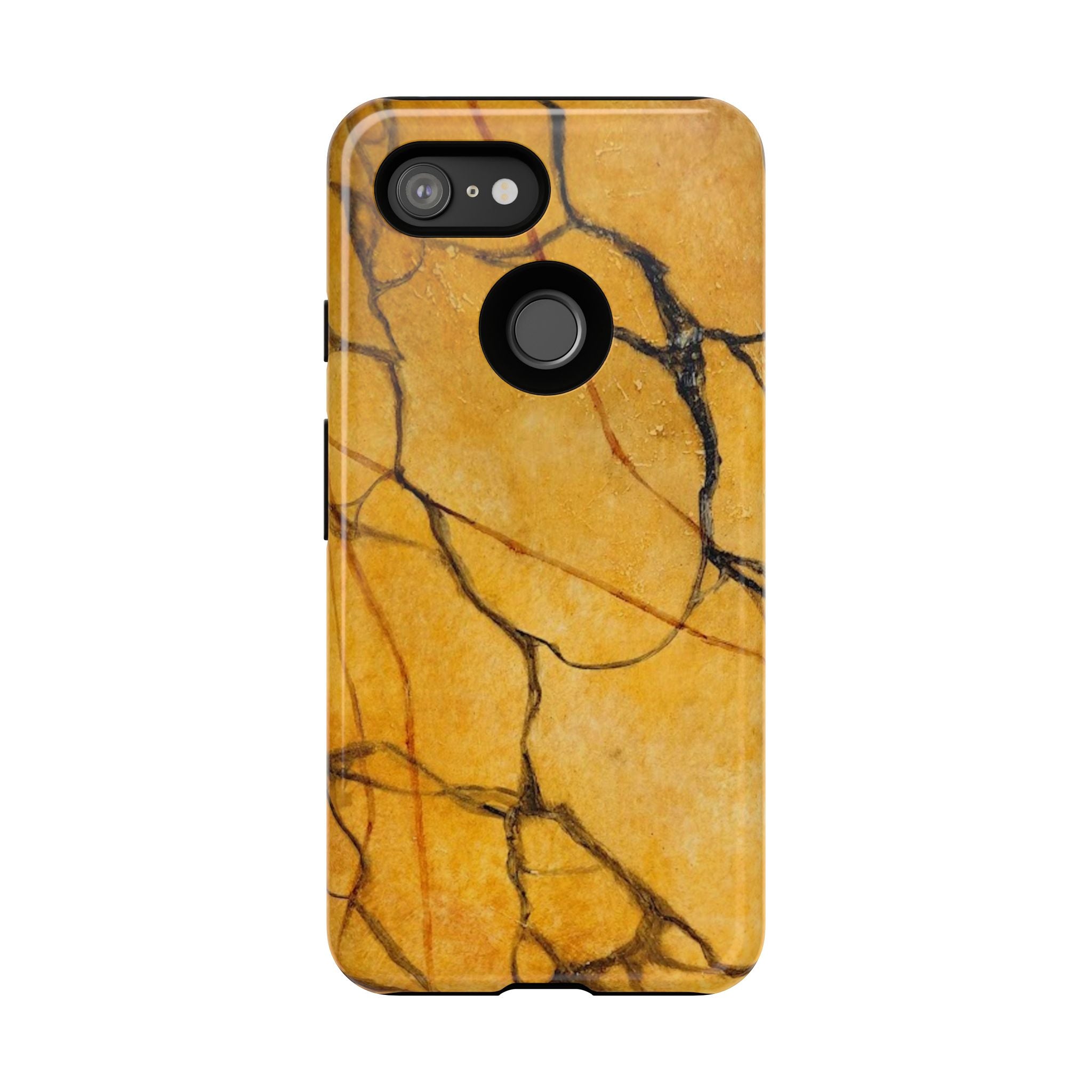 Sexy Gold Marbleized Phone Cases designed by Studio Blitz