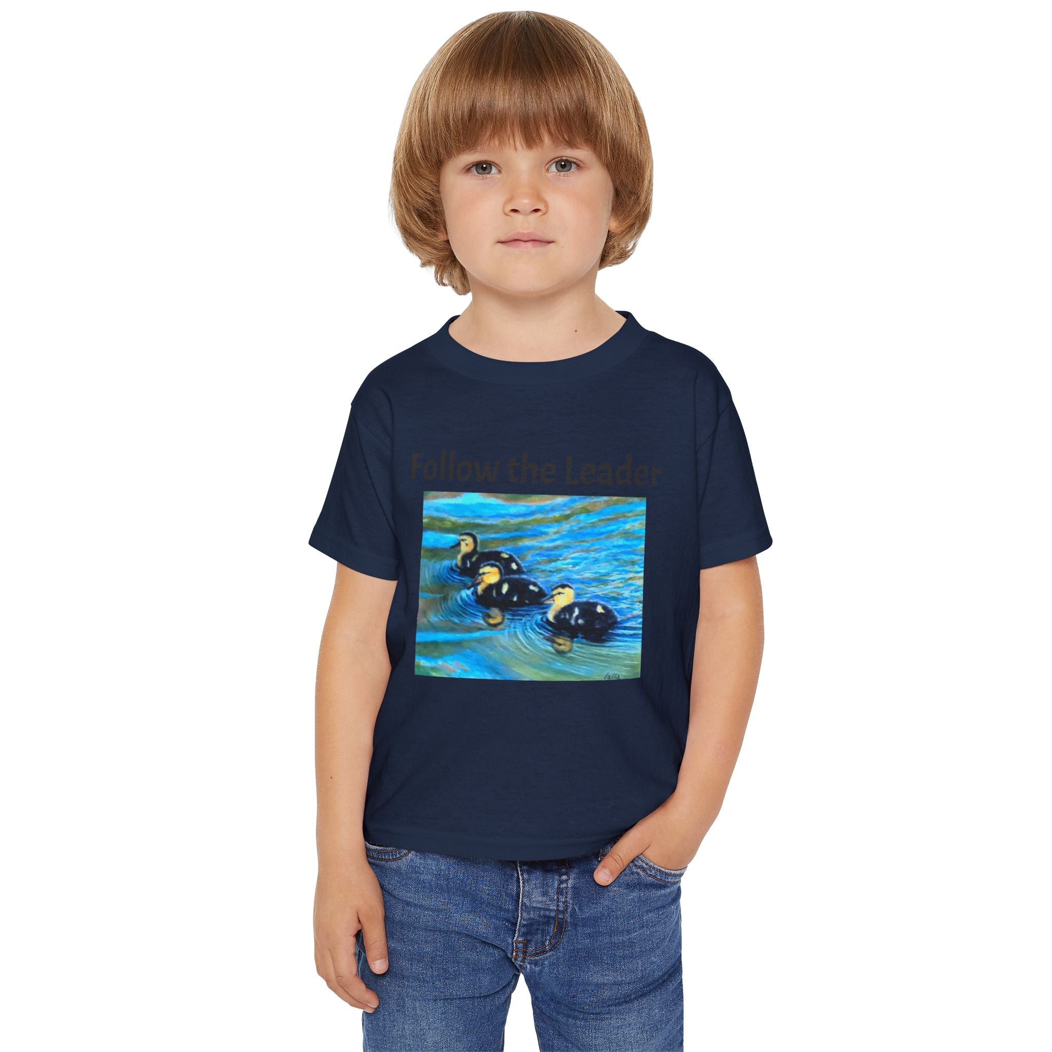 Nature-Inspired Toddler T-Shirt with Adorable Animal Art by Studio Blitz