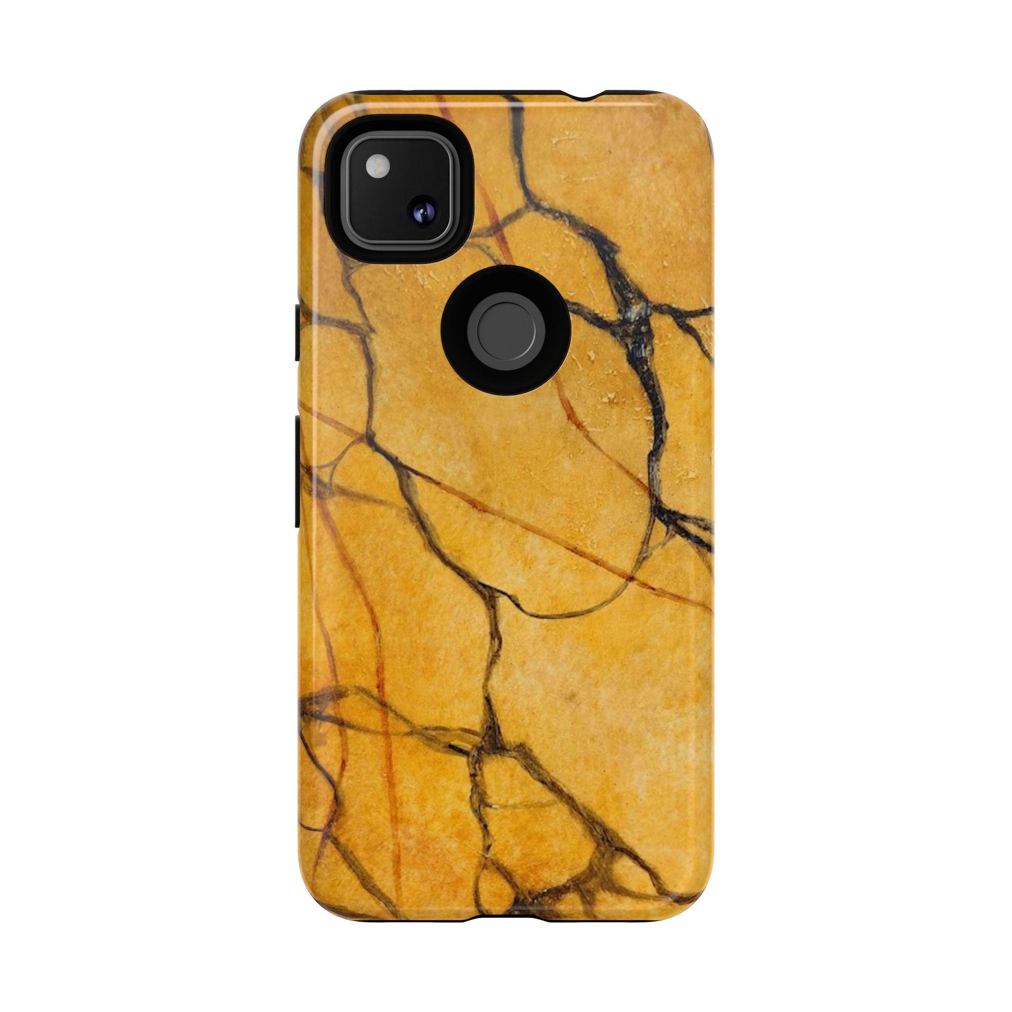 Sexy Gold Marbleized Phone Cases designed by Studio Blitz