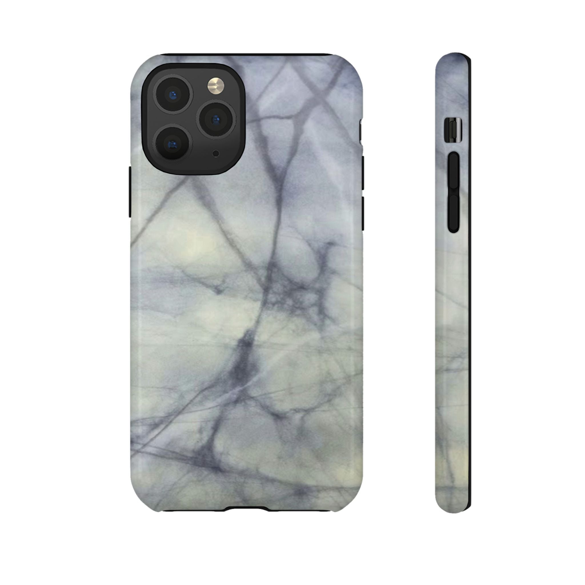 Phone Case, Eye-catching White Marble Look Tough Case by Studio Blitz