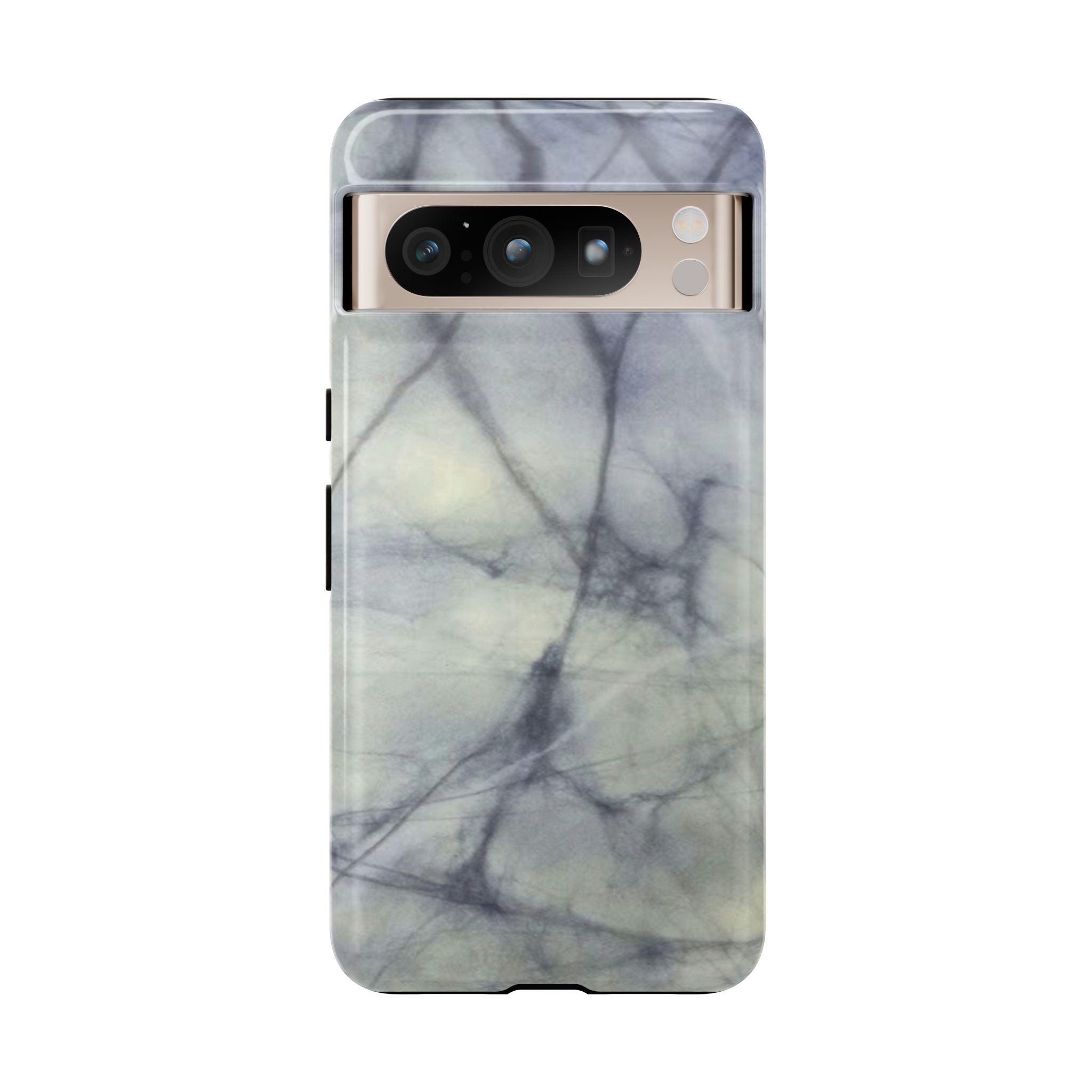 Phone Case, Eye-catching White Marble Look Tough Case by Studio Blitz