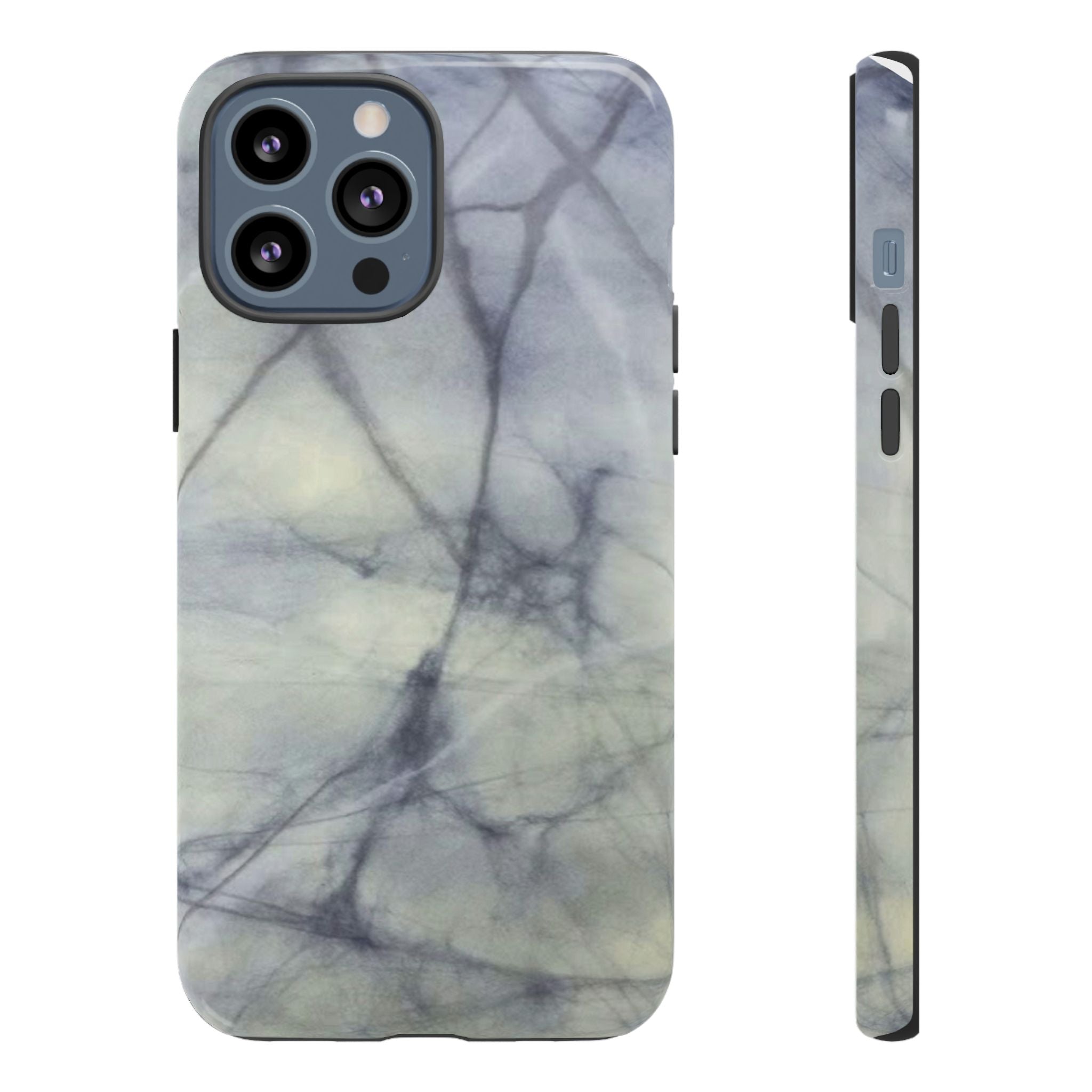 Phone Case, Eye-catching White Marble Look Tough Case by Studio Blitz