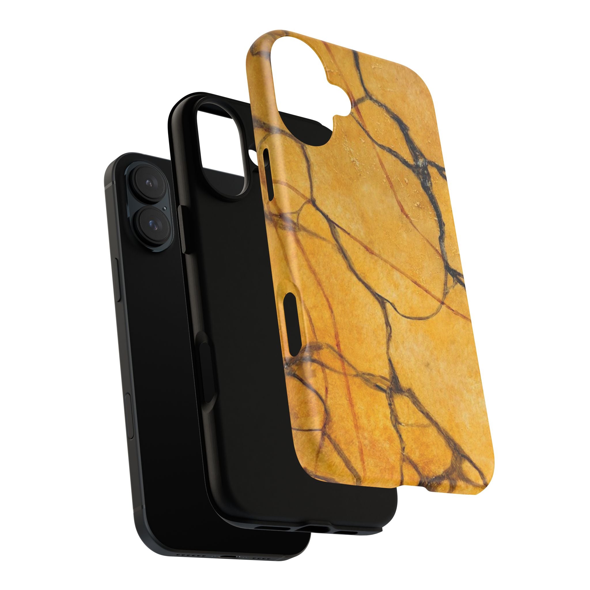 Sexy Gold Marbleized Phone Cases designed by Studio Blitz