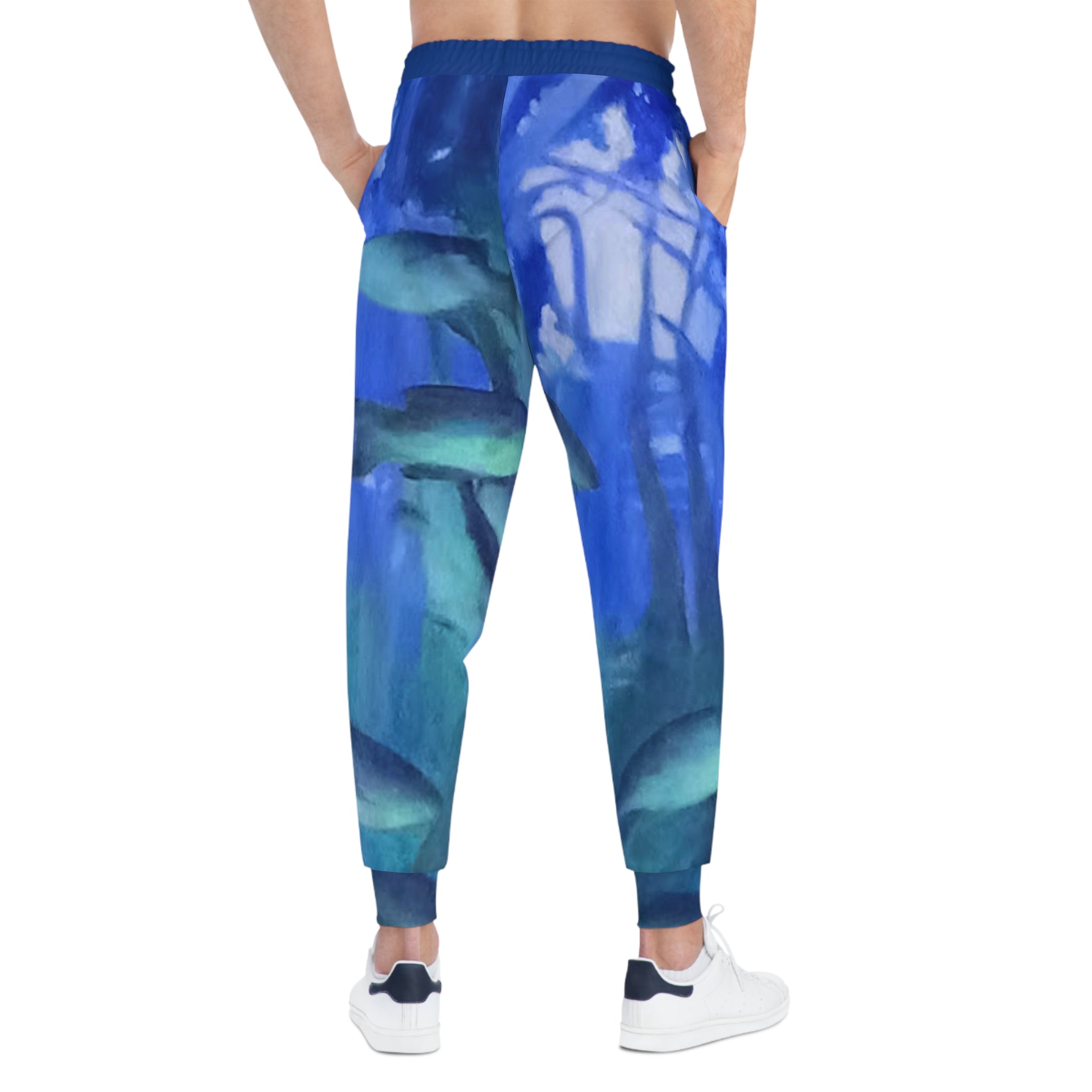 Something Fishy Going On - Athletic Joggers Art Design by Studio Blitz