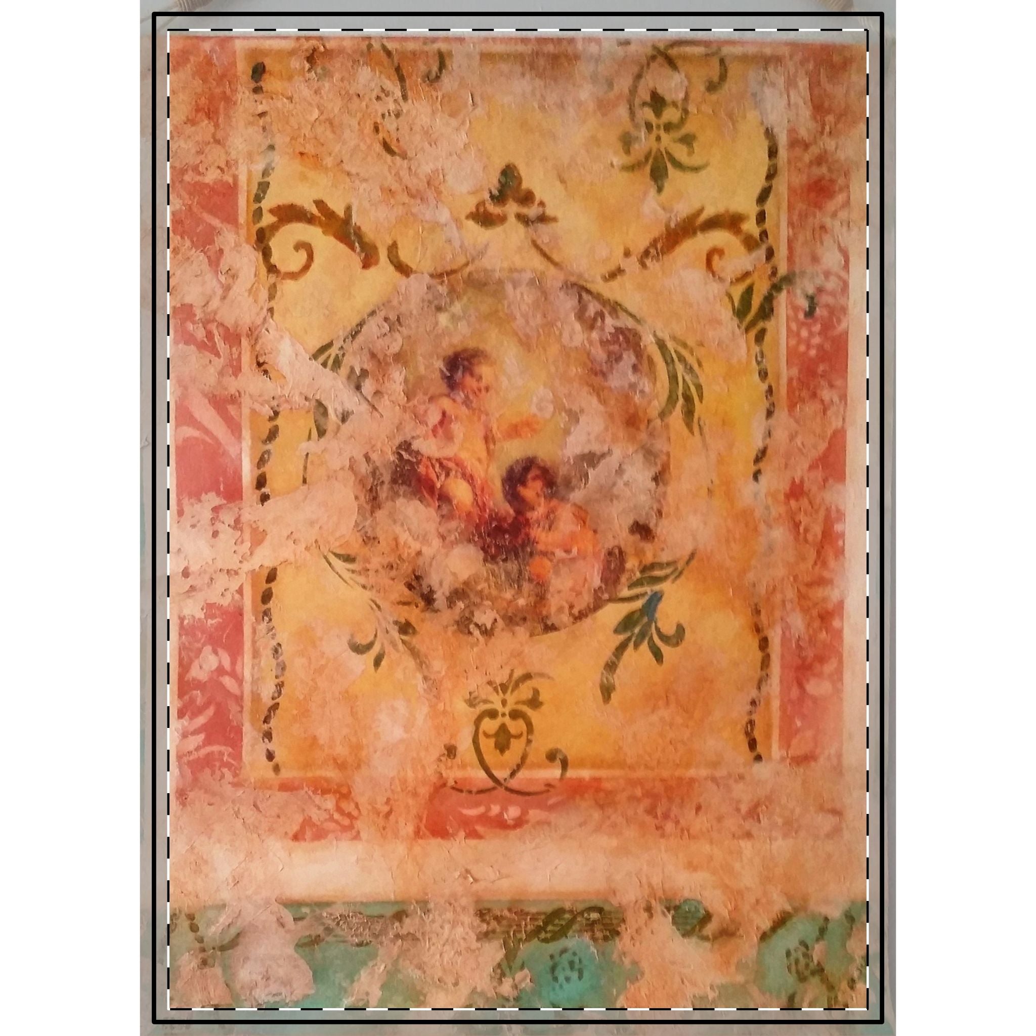 Woven Wall Tapestry - Fresco Art Design by Studio Blitz