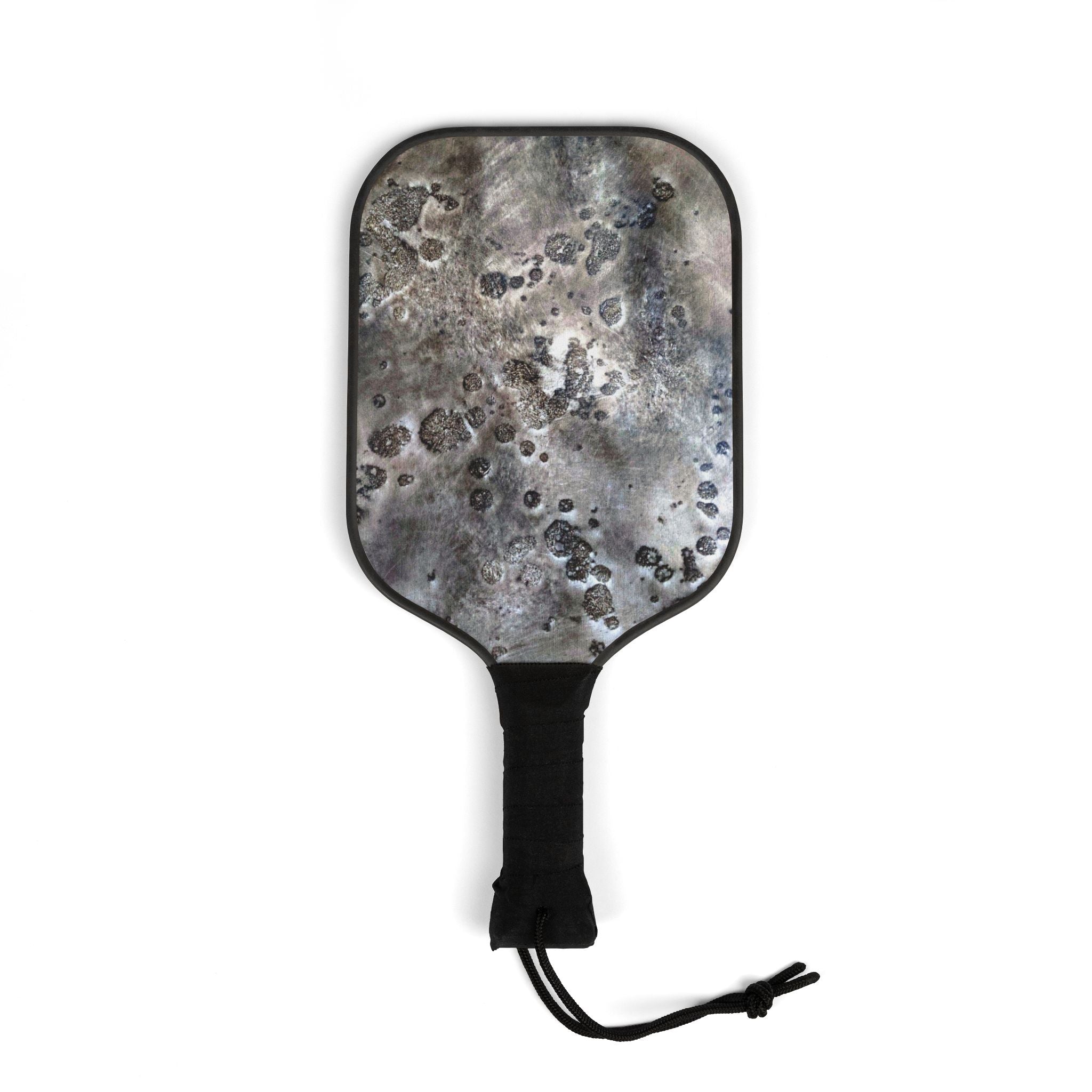 Moon Rock Pickleball Paddle Set Painted by Studio Blitz