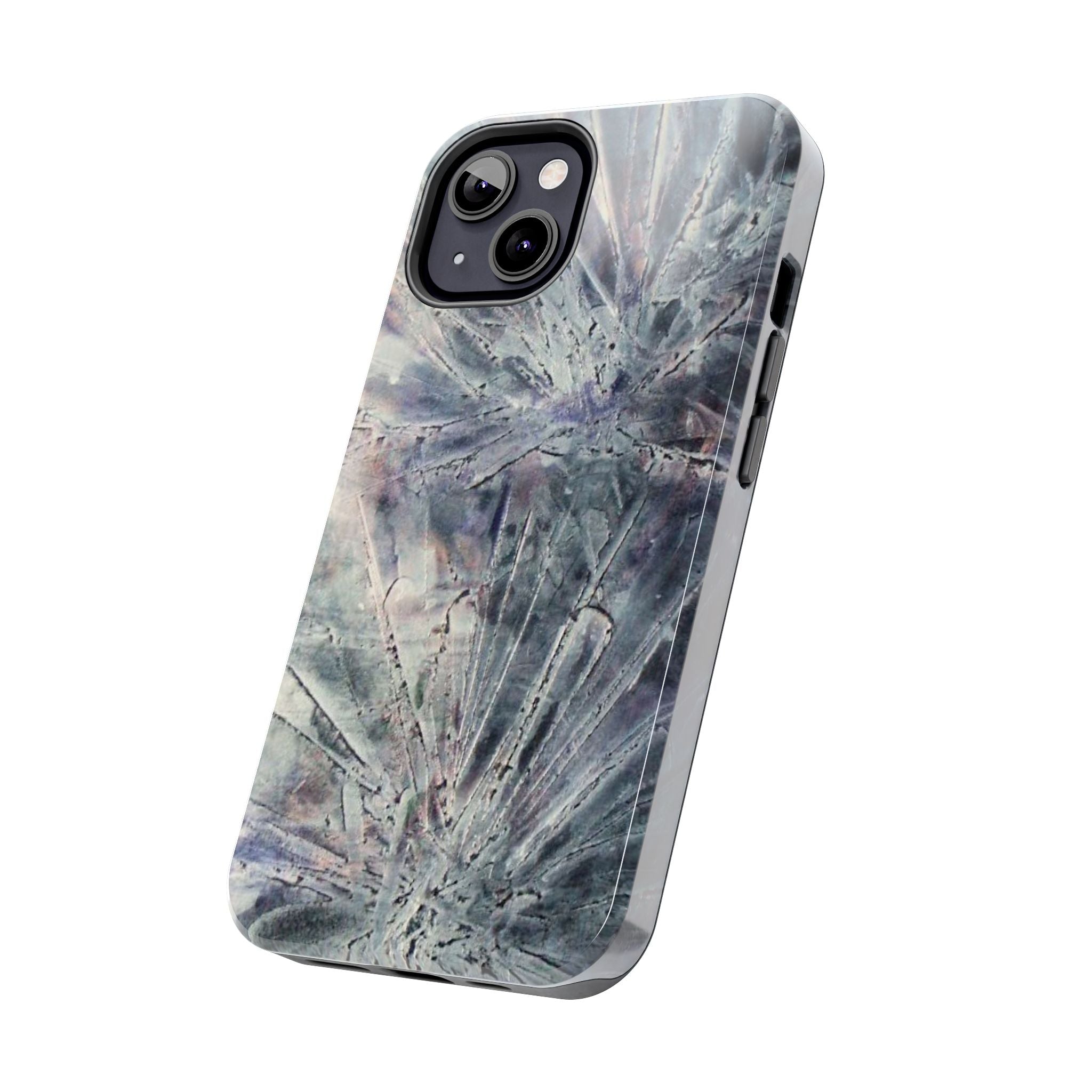 Phone Case with A Burst of Abstract Art Design by Studio Blitz