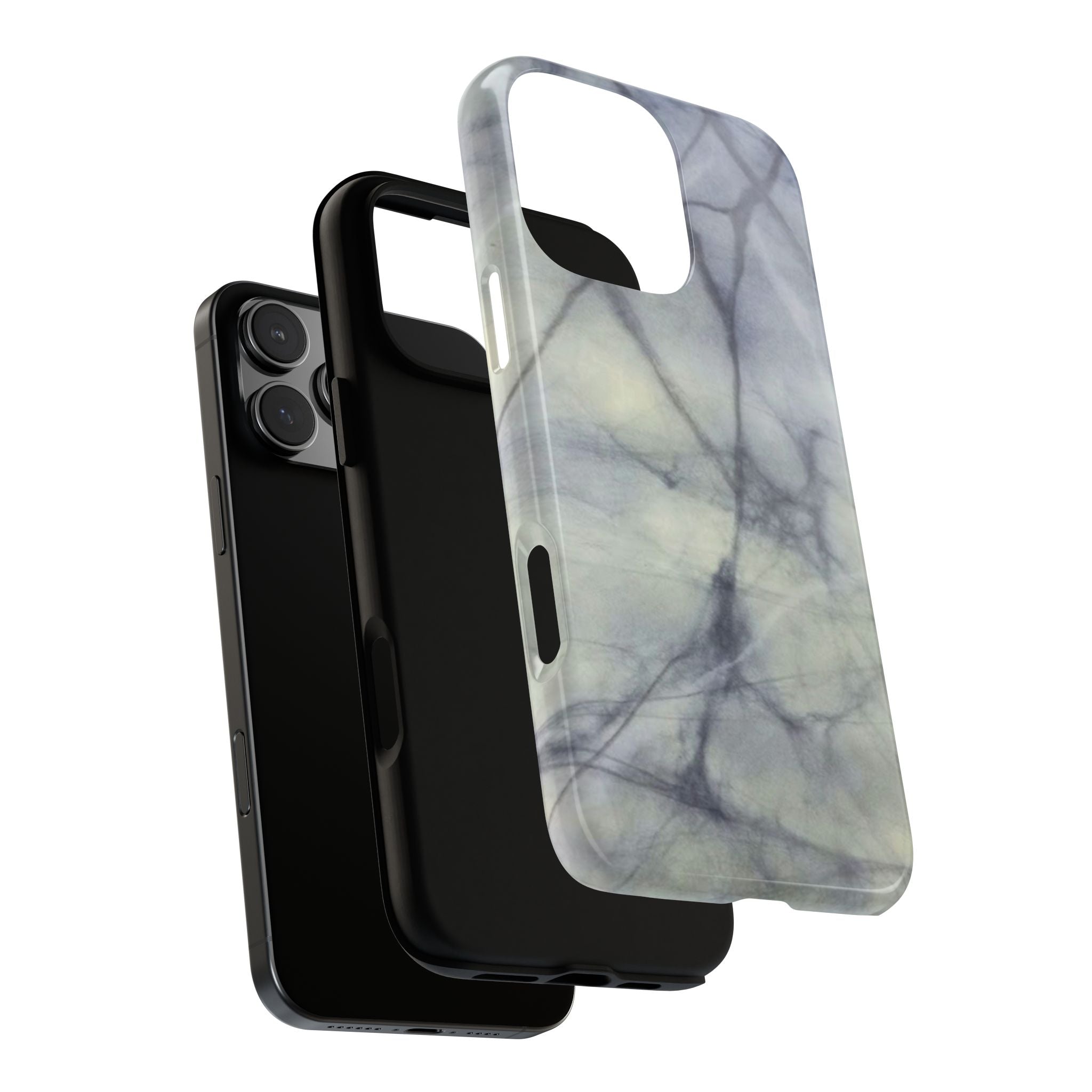 Phone Case, Eye-catching White Marble Look Tough Case by Studio Blitz