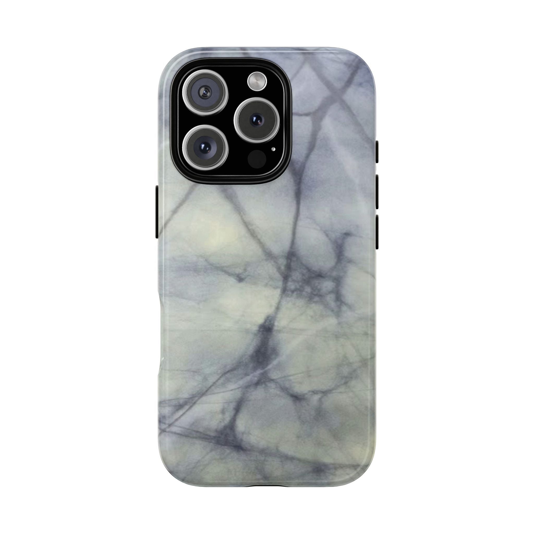 Phone Case, Eye-catching White Marble Look Tough Case by Studio Blitz