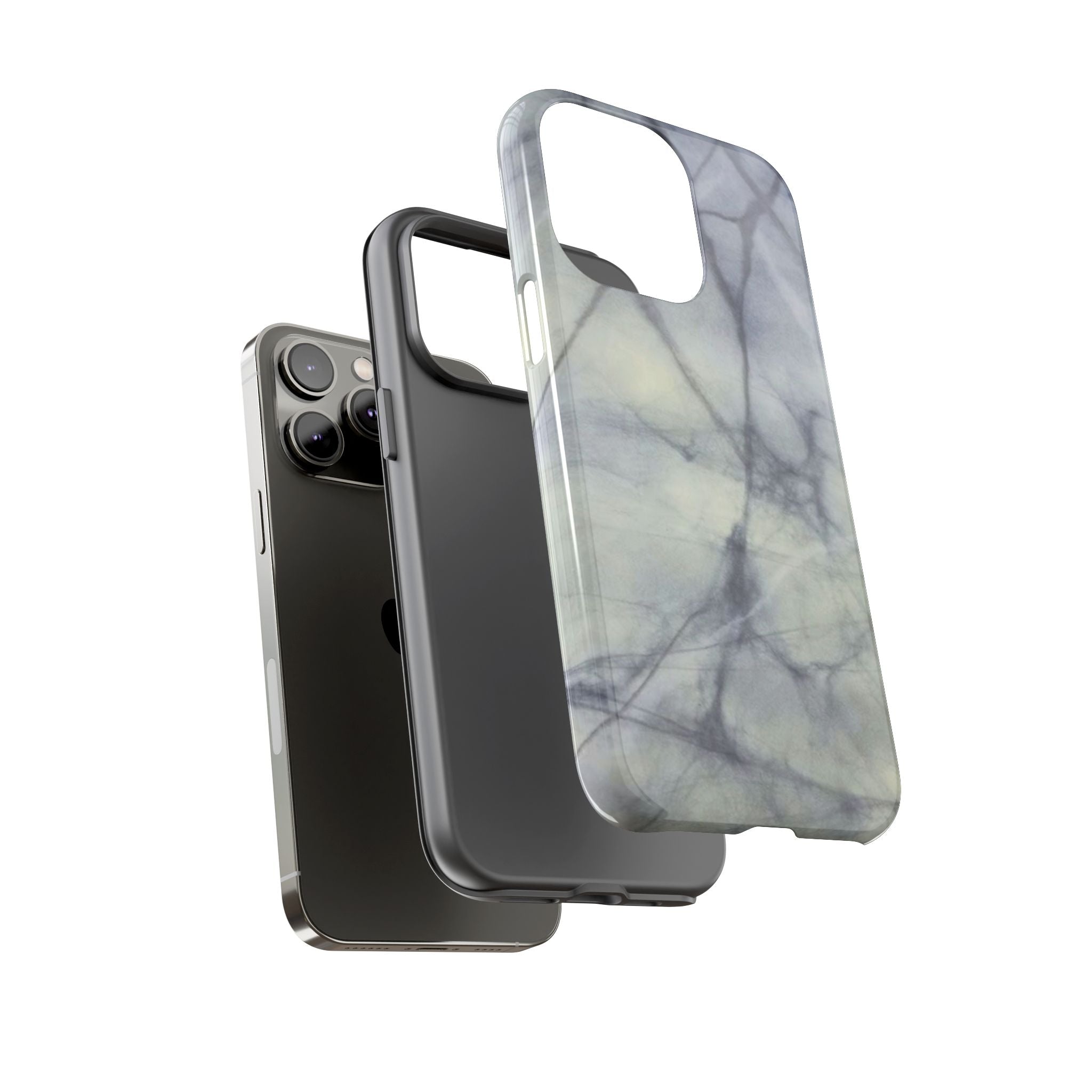 Phone Case, Eye-catching White Marble Look Tough Case by Studio Blitz