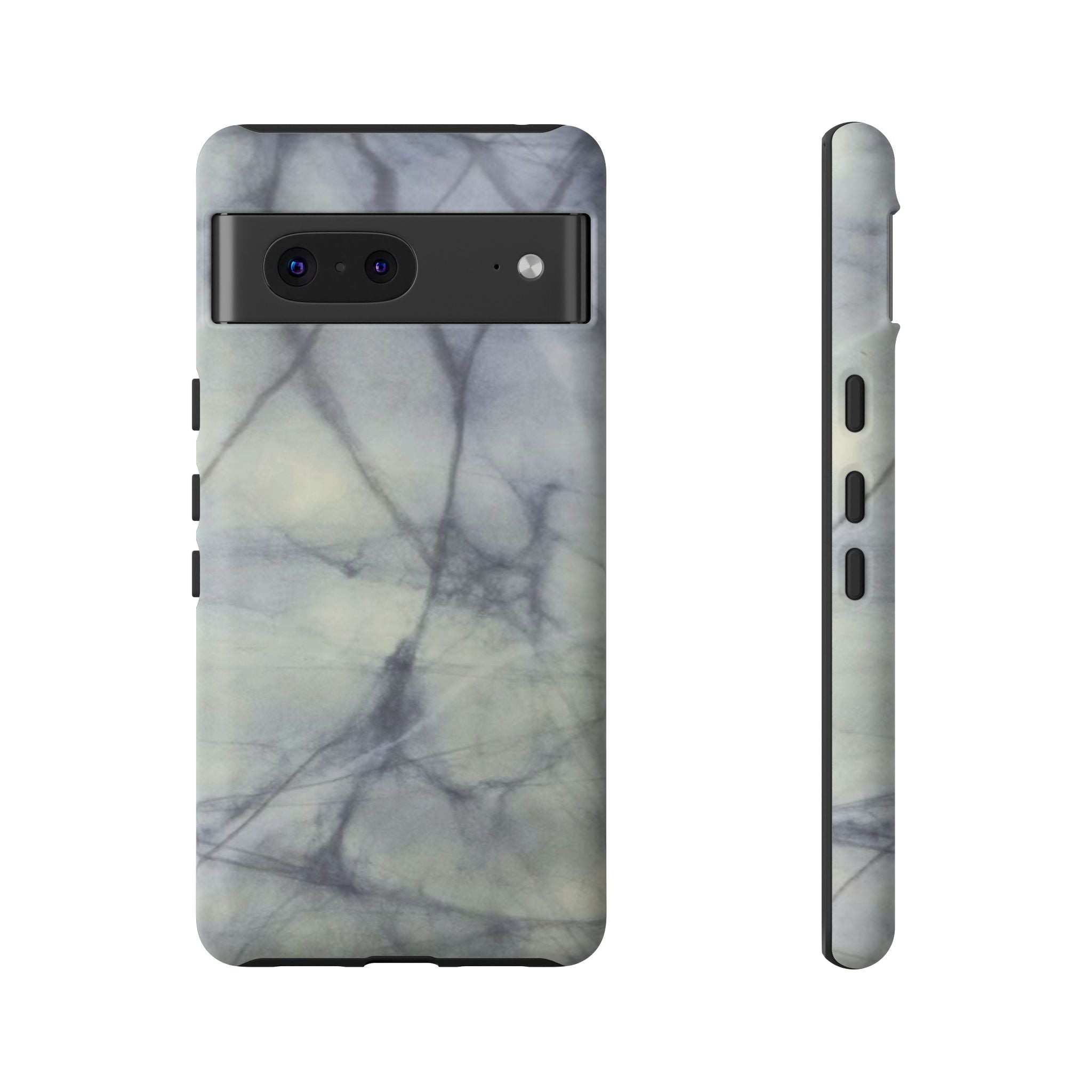 Phone Case, Eye-catching White Marble Look Tough Case by Studio Blitz