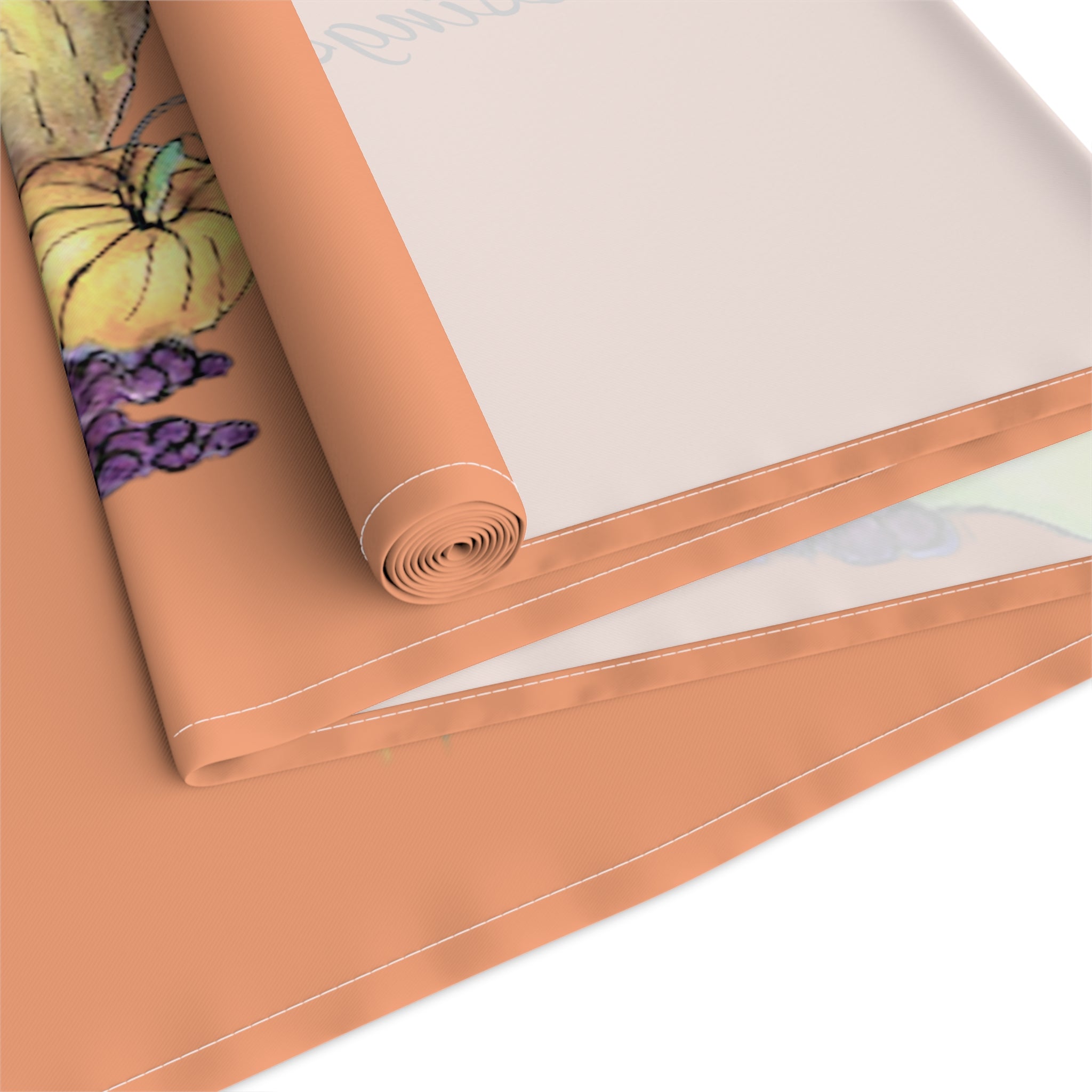 Table Runner - Thankful for Our Cornucopia of Blessings (Cotton, Poly) by Studio Blitz