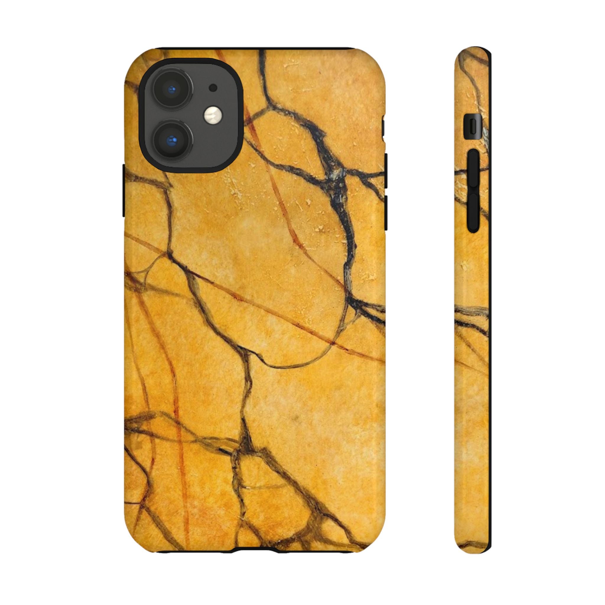 Sexy Gold Marbleized Phone Cases designed by Studio Blitz