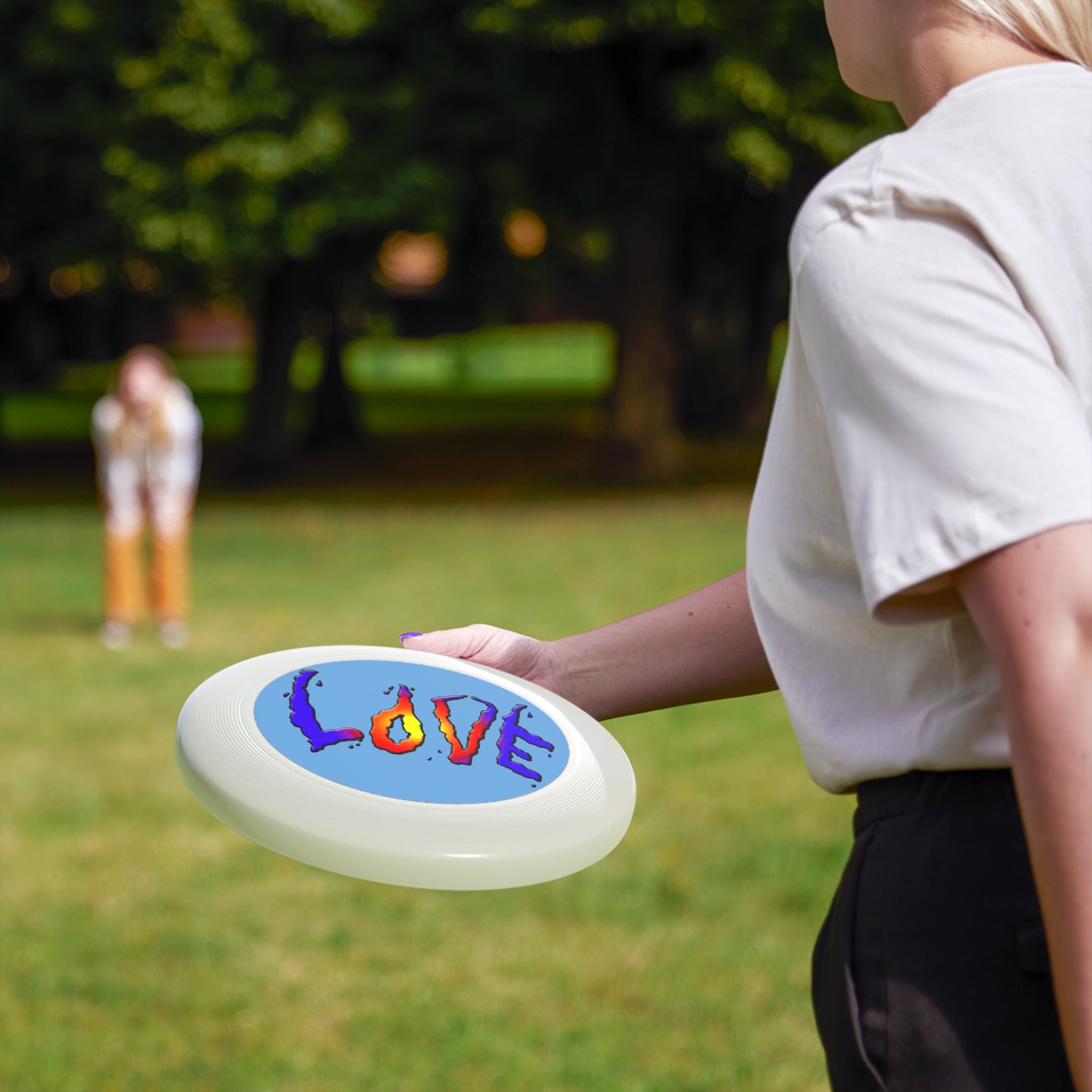 The Colorful LOVE Frisbee Designed by Studio Blitz