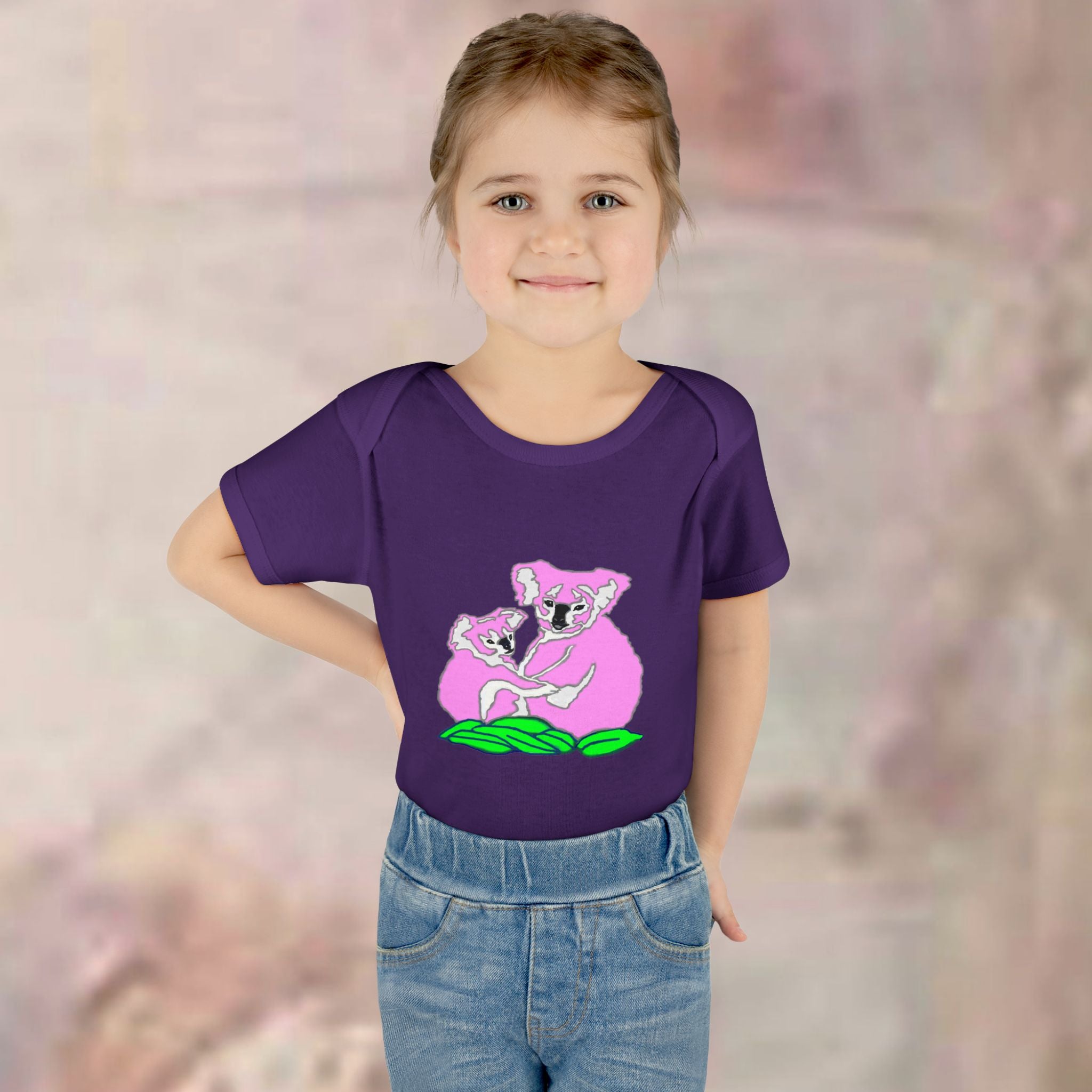 So Cute Pink Koalas designed by Studio Blitz Infant to 24 Mo. Bodysuit