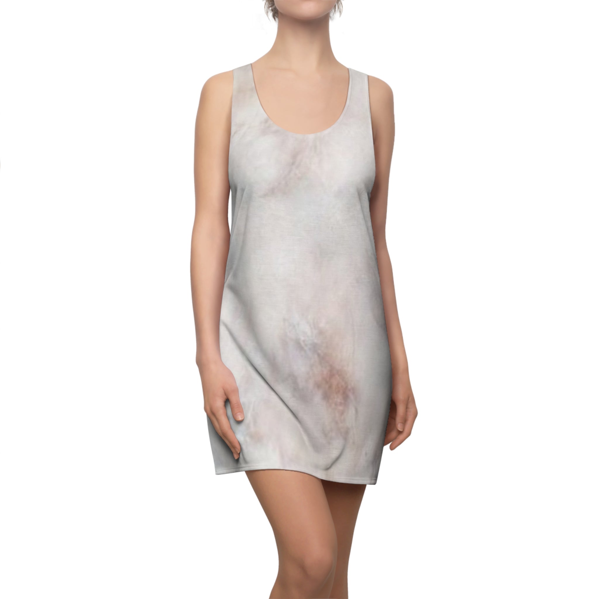 Racerback Dress - Sexy Pink Smear Design by Studio Blitz