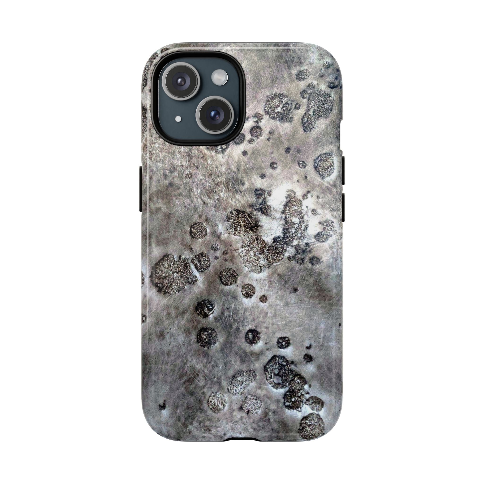 Tough Magnetic Phone Case with Moon Rock Art Design by Studio Blitz