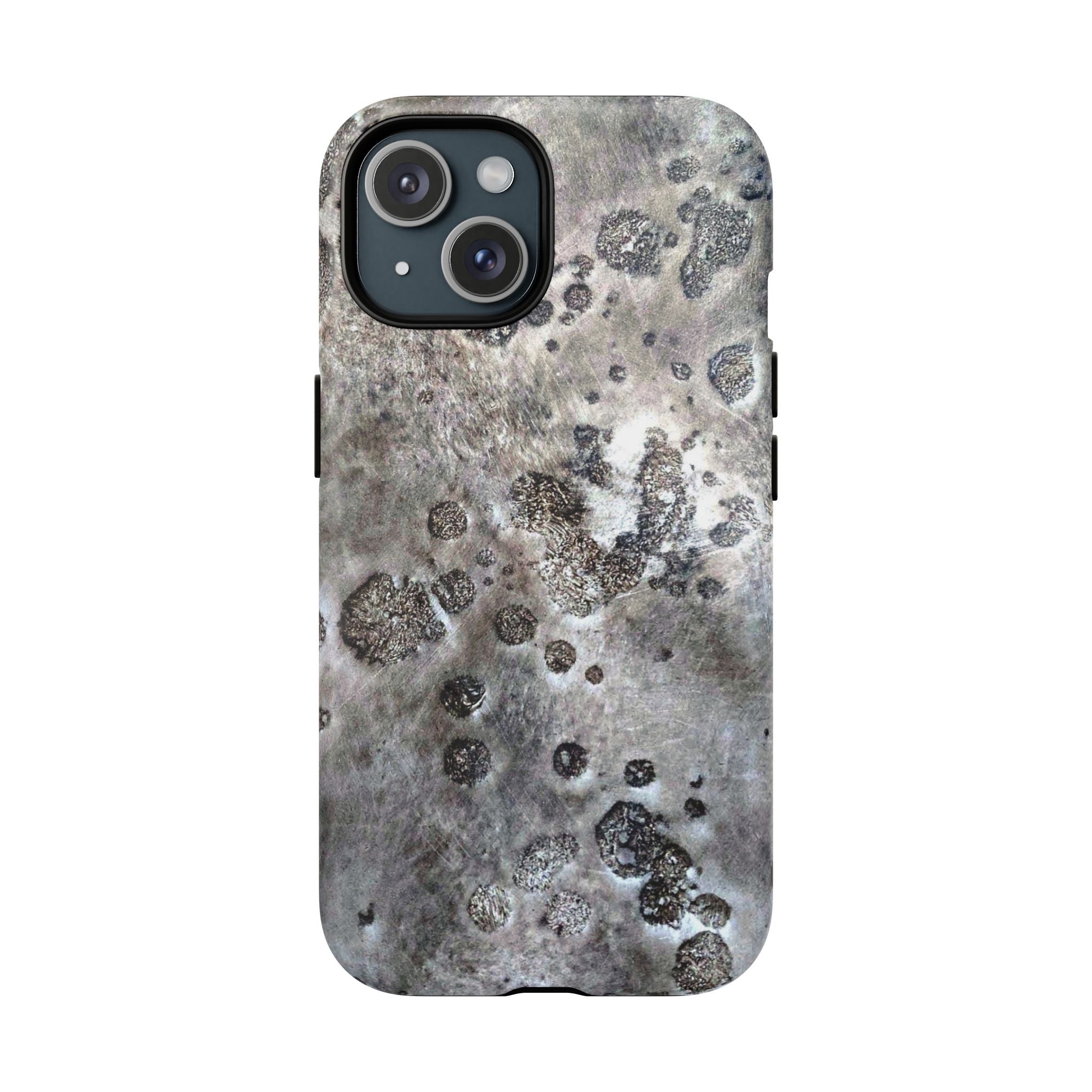 Tough Magnetic Phone Case with Moon Rock Art Design by Studio Blitz