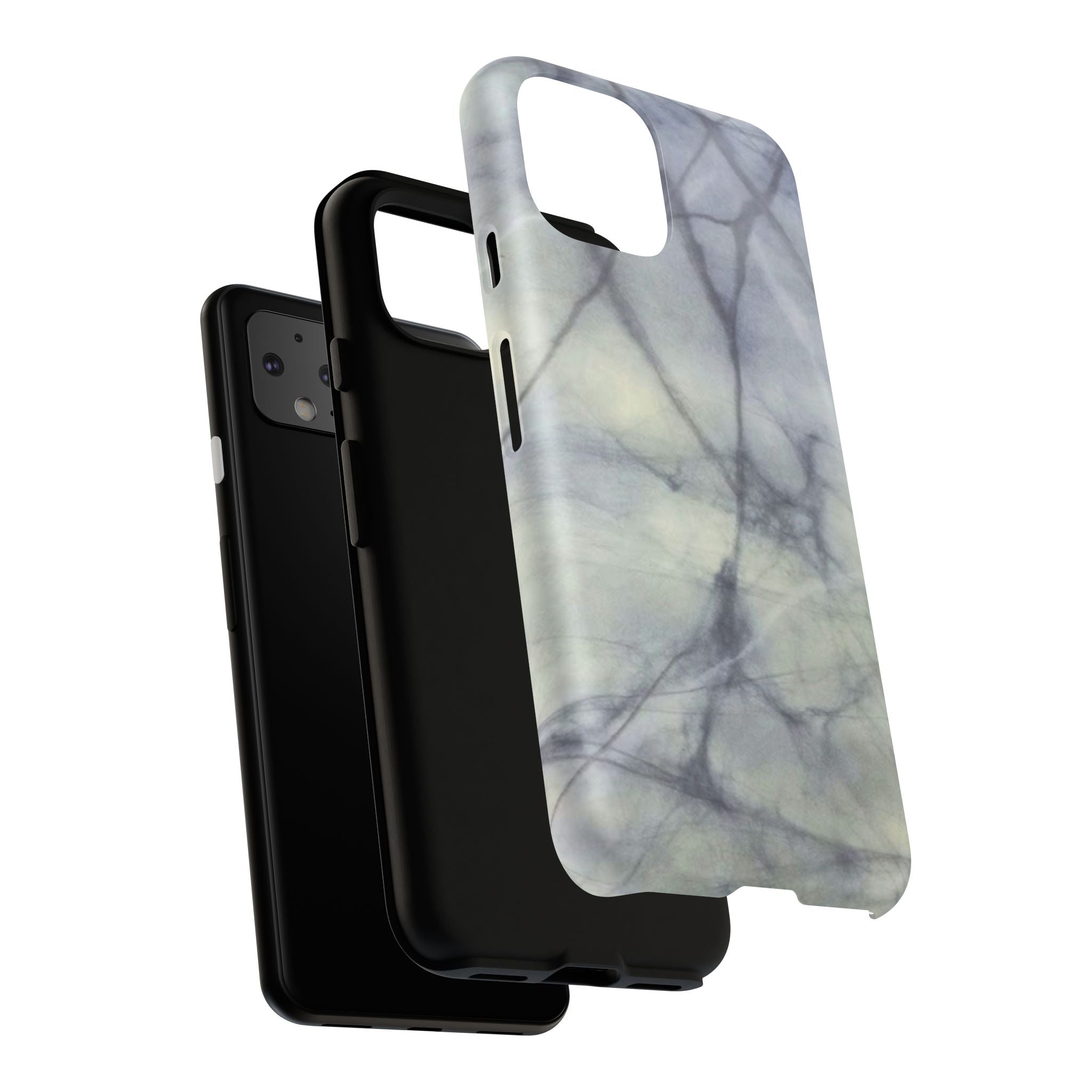 Phone Case, Eye-catching White Marble Look Tough Case by Studio Blitz