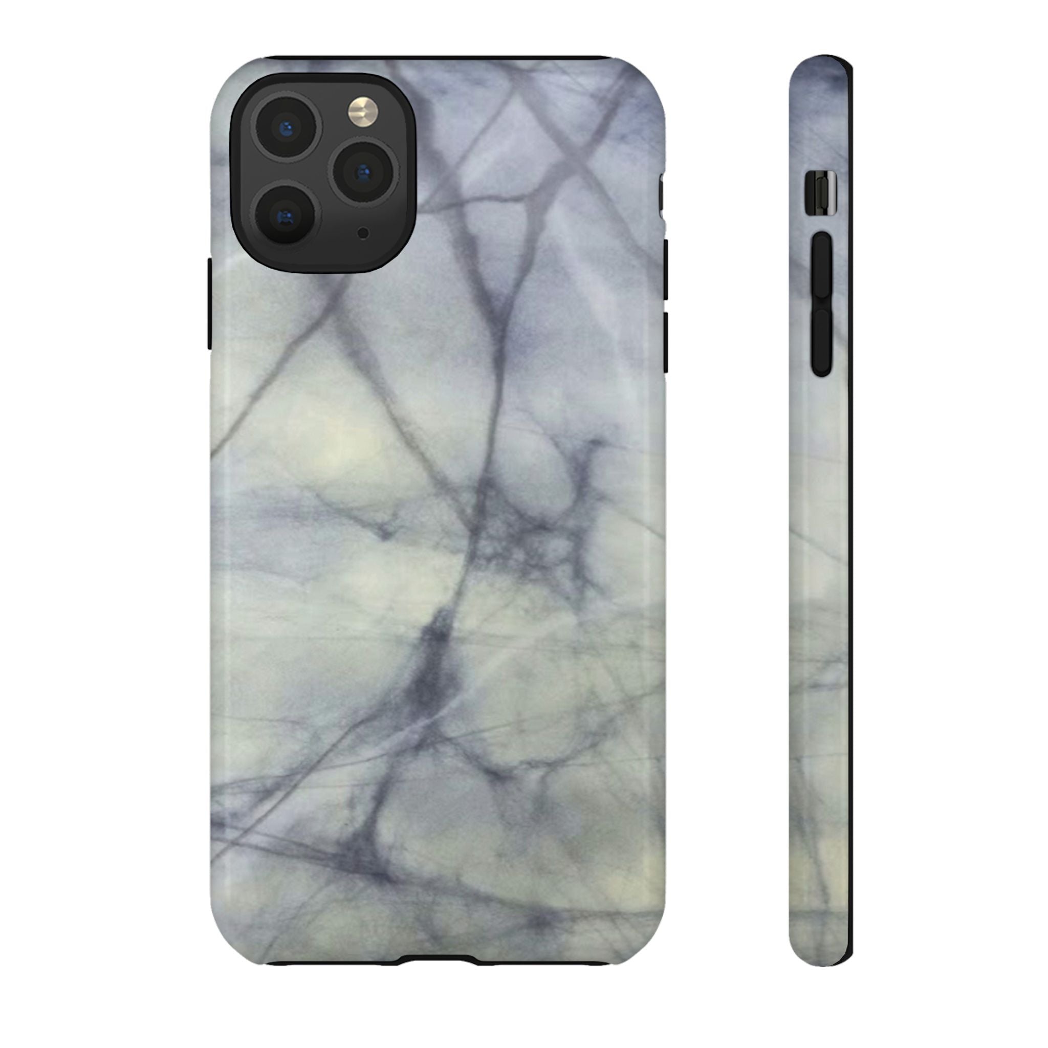 Phone Case, Eye-catching White Marble Look Tough Case by Studio Blitz