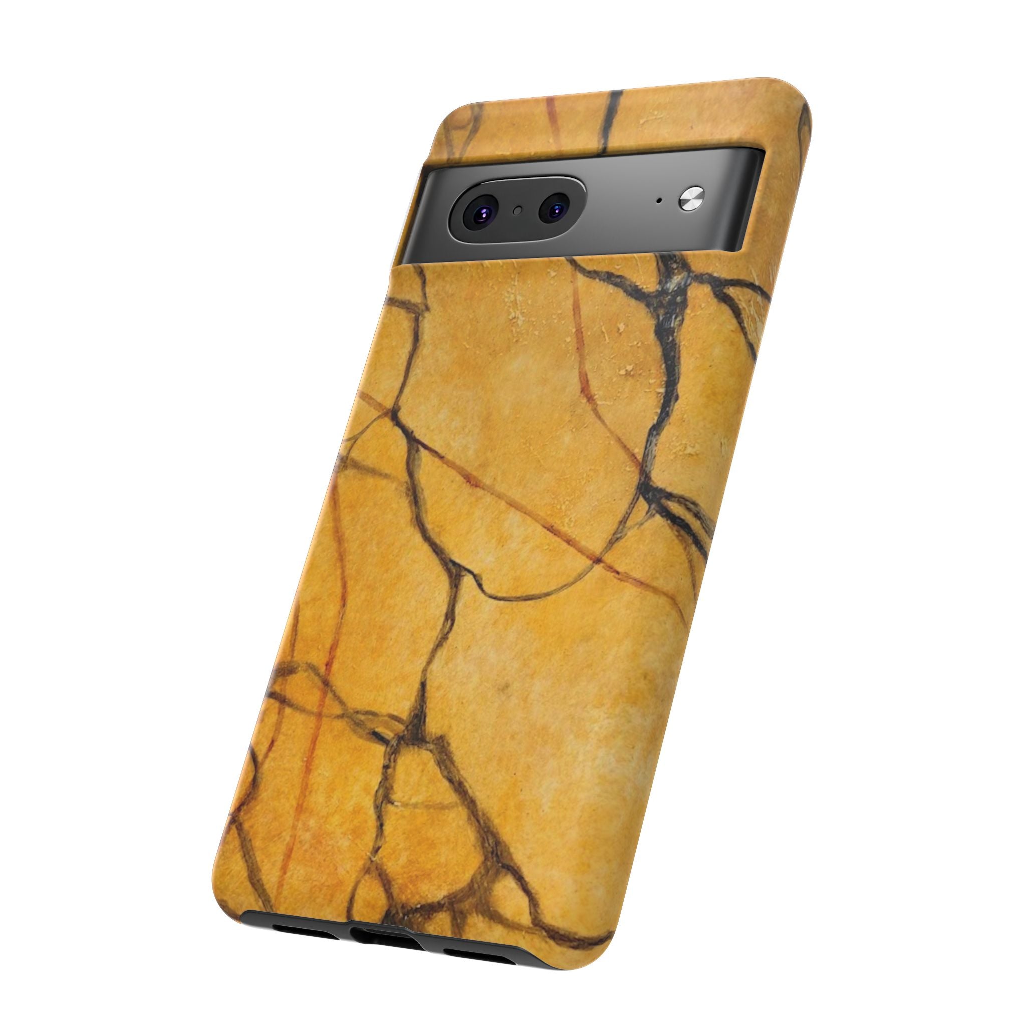 Sexy Gold Marbleized Phone Cases designed by Studio Blitz