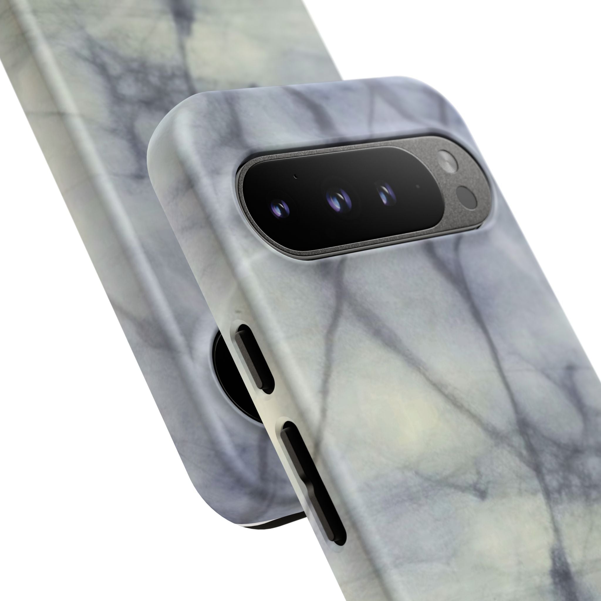 Phone Case, Eye-catching White Marble Look Tough Case by Studio Blitz