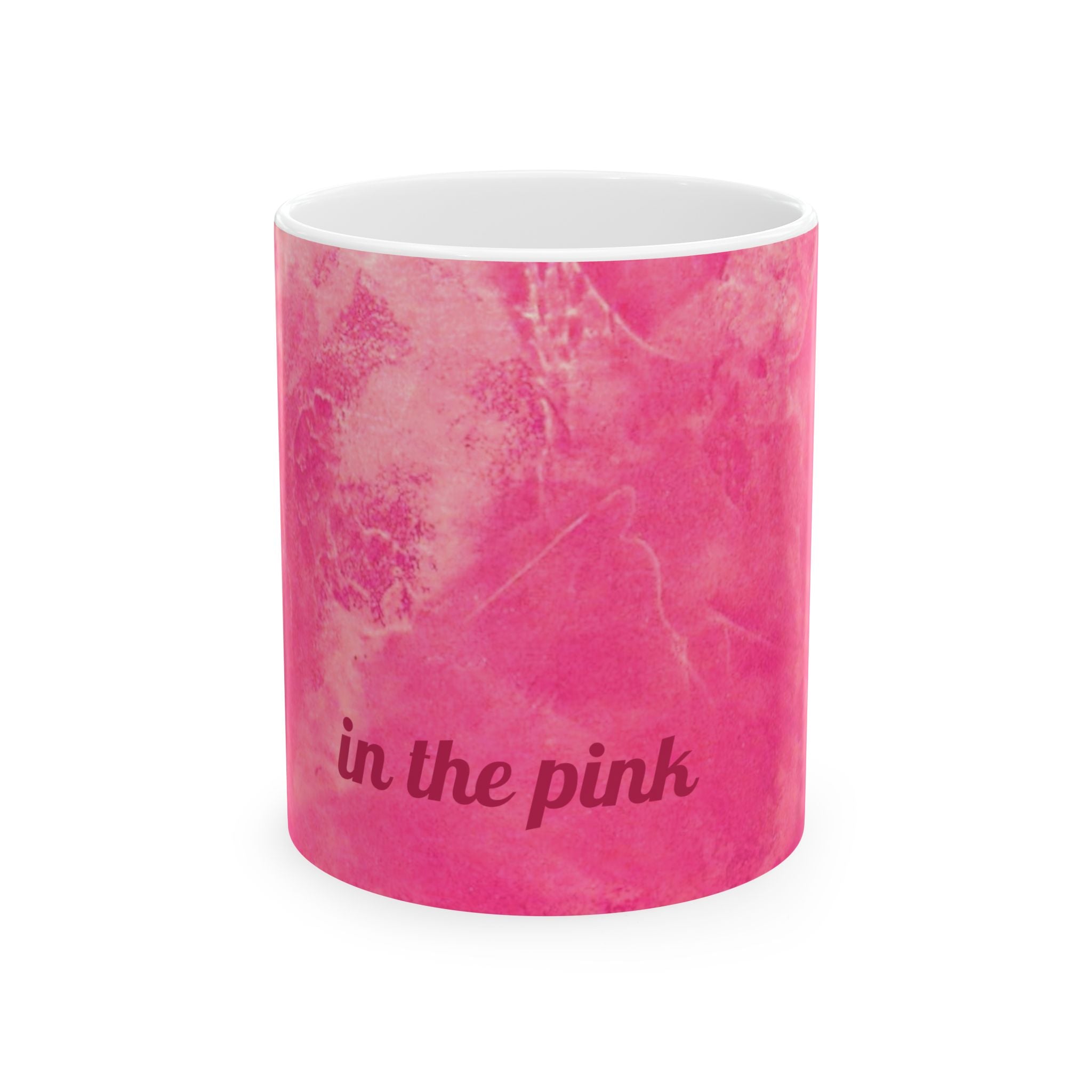 Mug - Abstract Pink to Drink Design by Studio Blitz - 11oz, 15oz