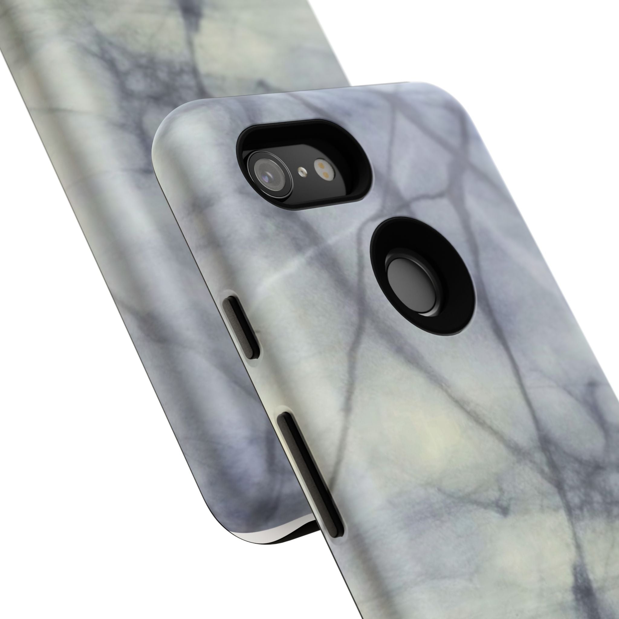 Phone Case, Eye-catching White Marble Look Tough Case by Studio Blitz