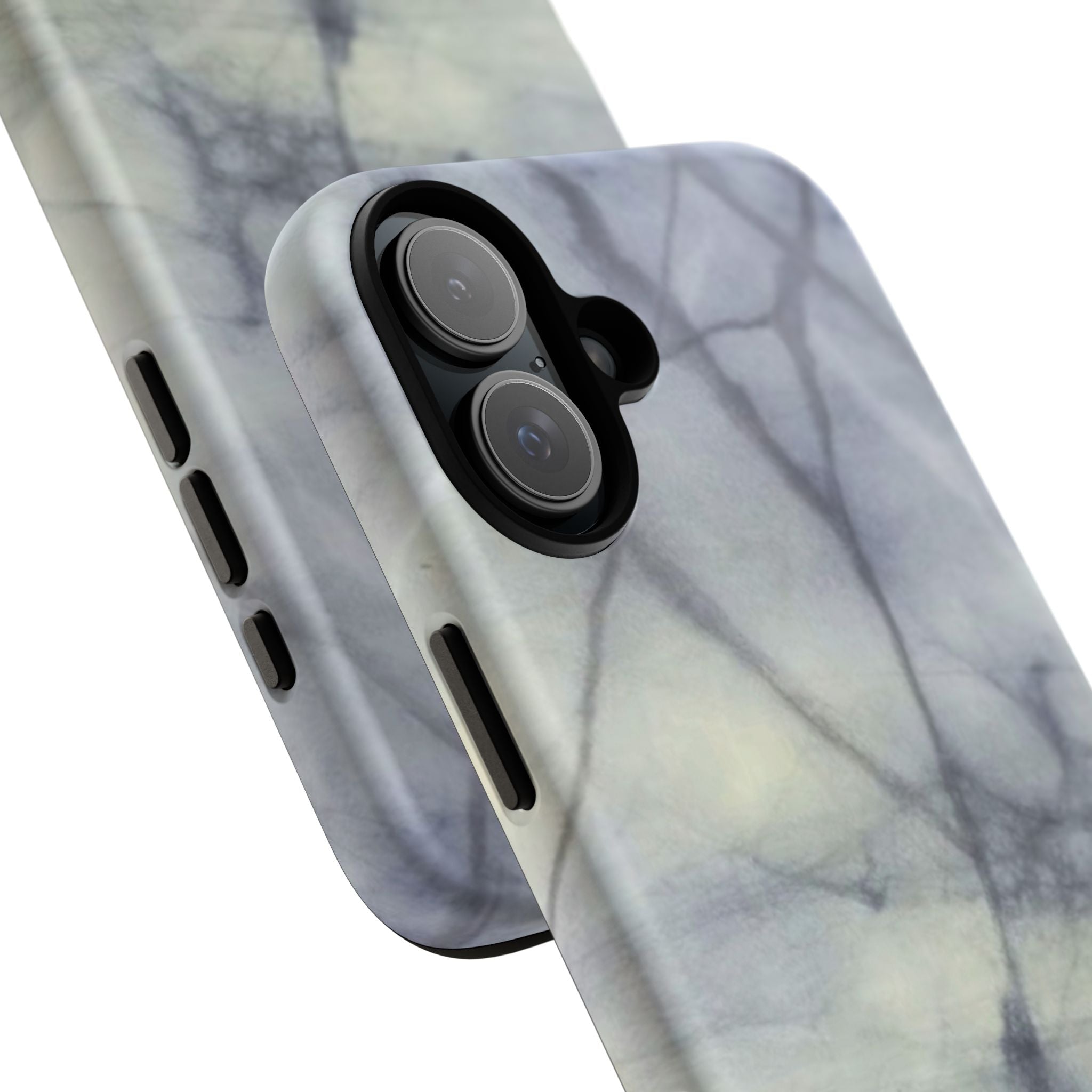 Phone Case, Eye-catching White Marble Look Tough Case by Studio Blitz