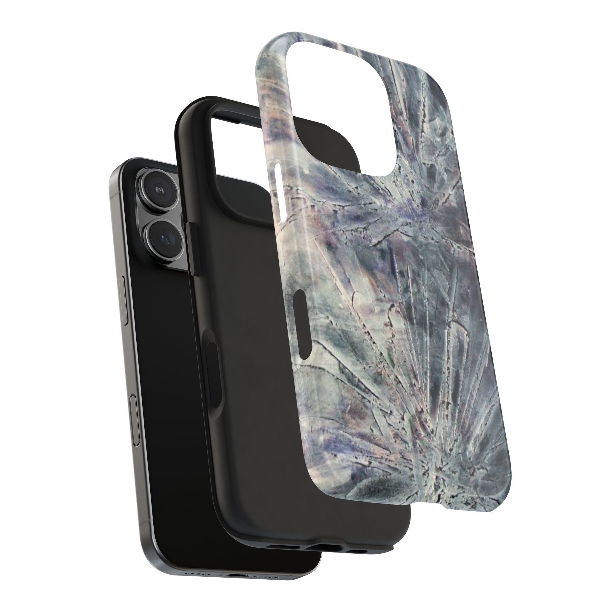 Phone Case with A Burst of Abstract Art Design by Studio Blitz