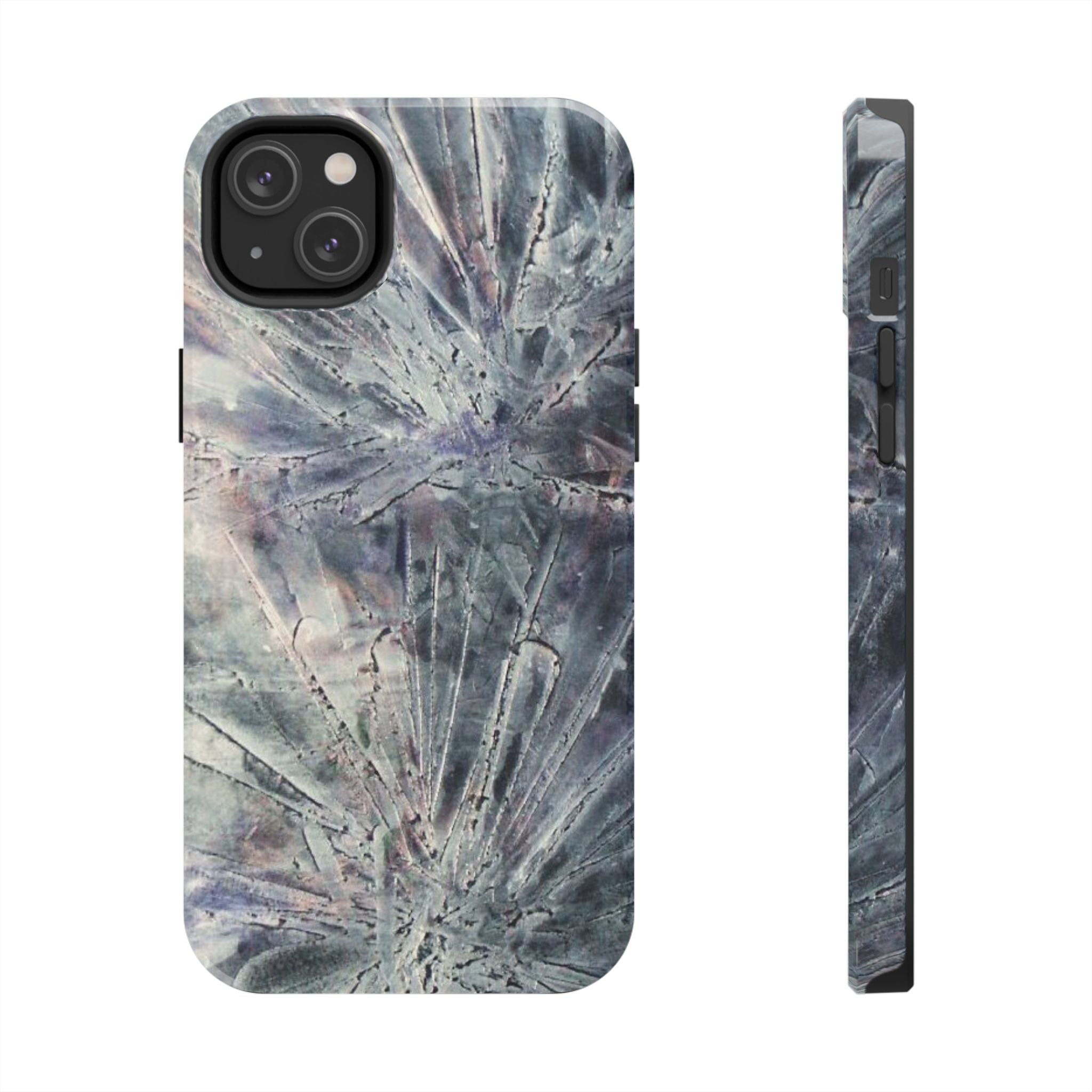 Phone Case with A Burst of Abstract Art Design by Studio Blitz