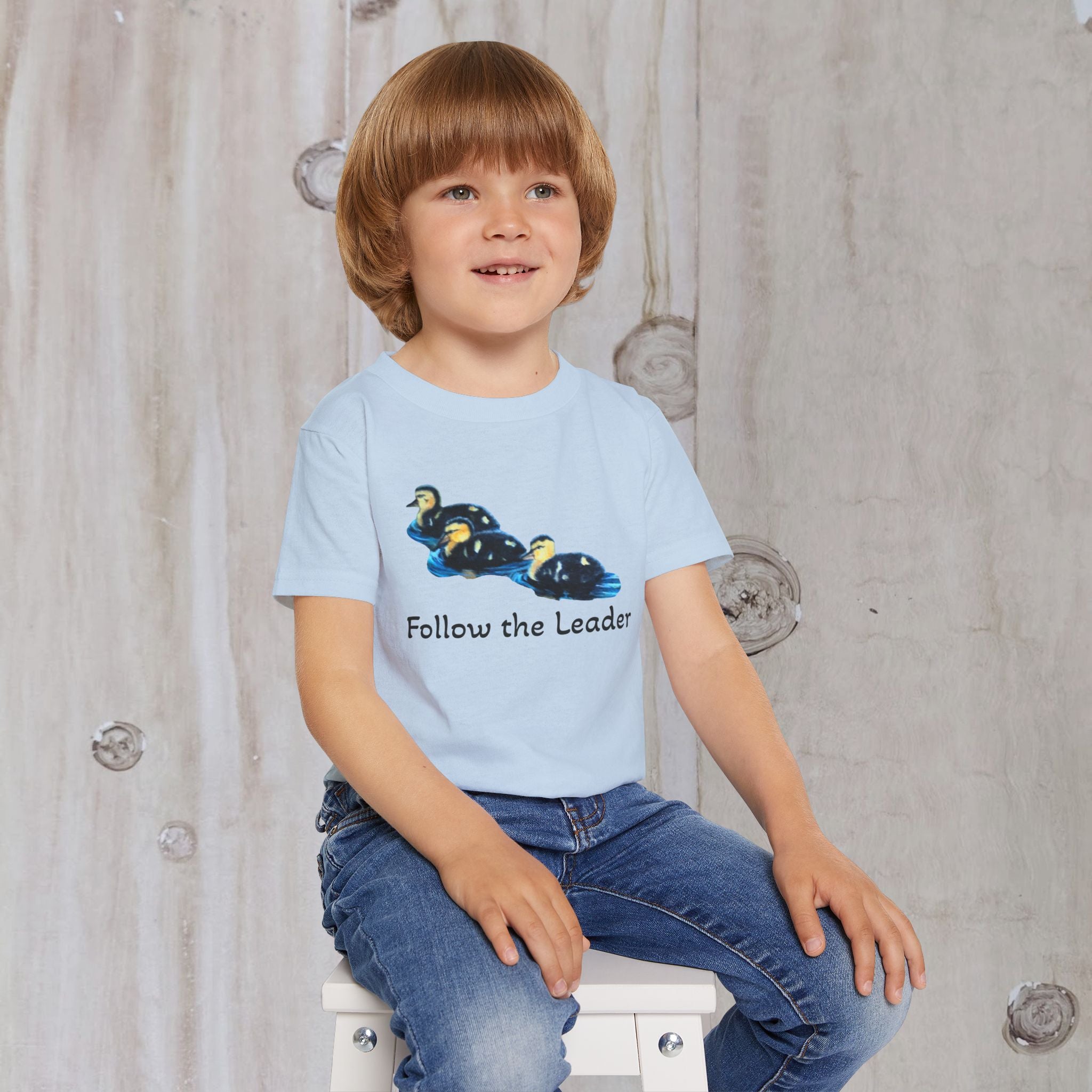 Toddler T-Shirt - Cute Duck Theme Painted by Studio Blitz