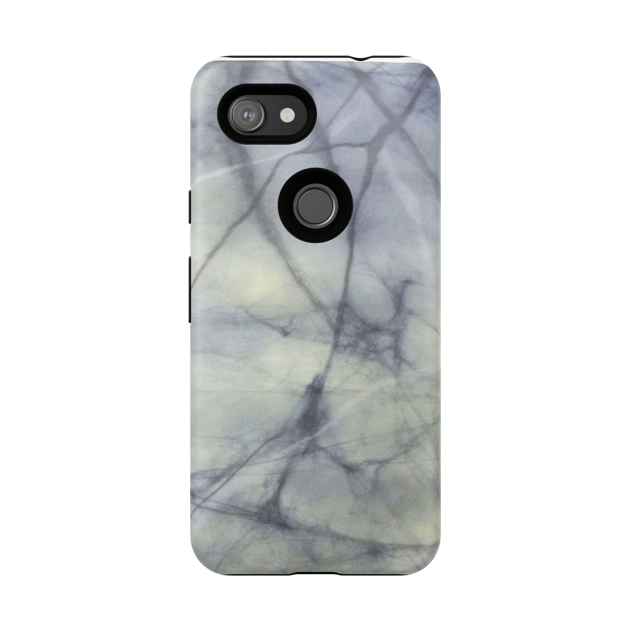 Phone Case, Eye-catching White Marble Look Tough Case by Studio Blitz