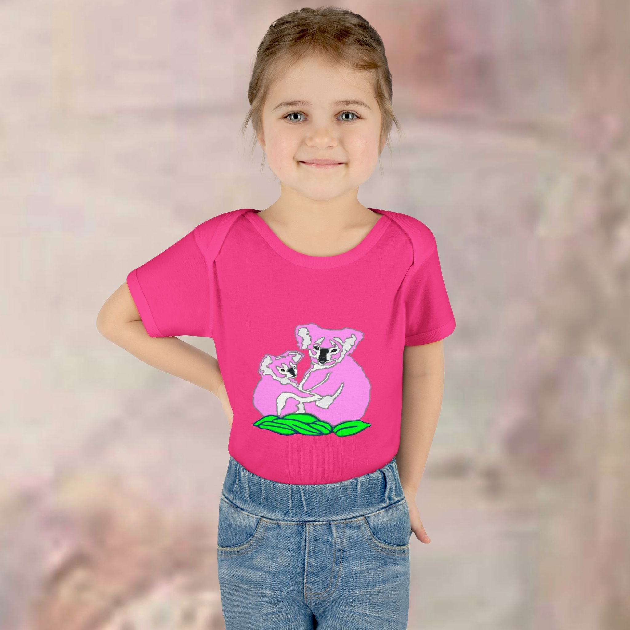 So Cute Pink Koalas designed by Studio Blitz Infant to 24 Mo. Bodysuit