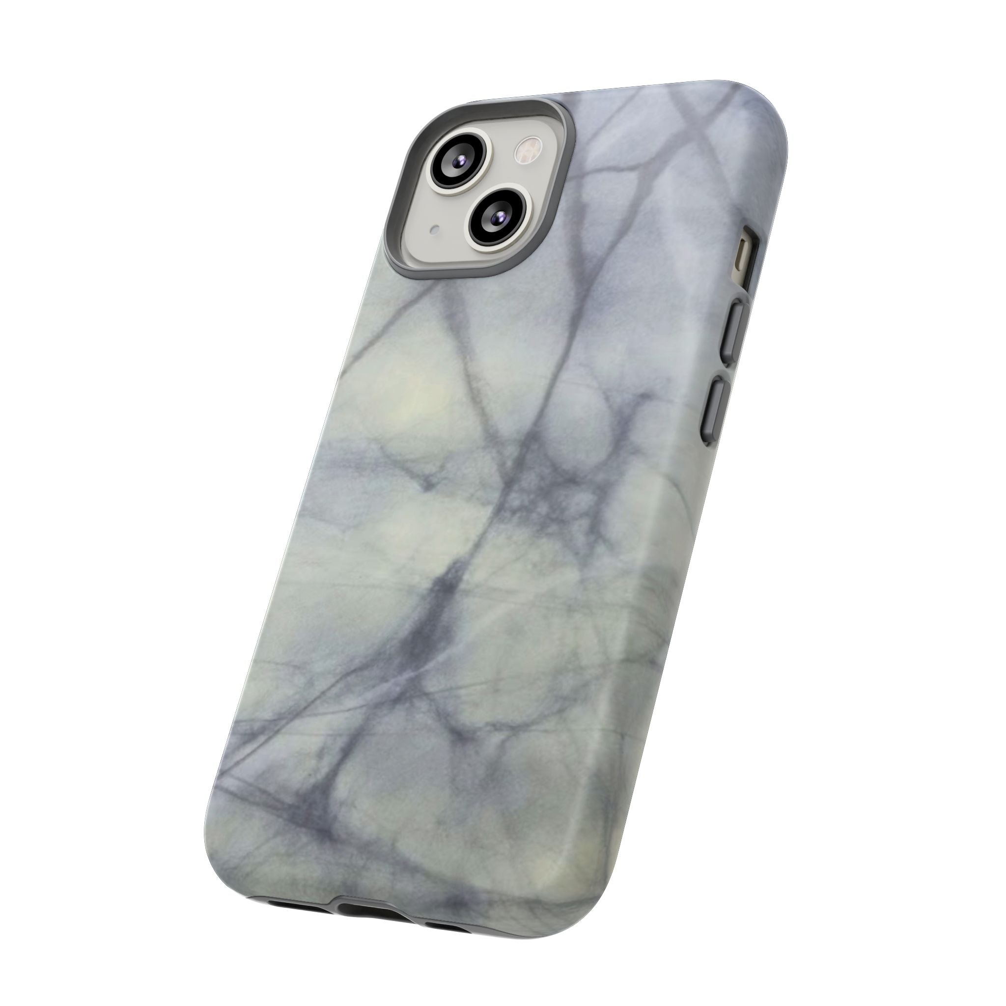 Phone Case, Eye-catching White Marble Look Tough Case by Studio Blitz