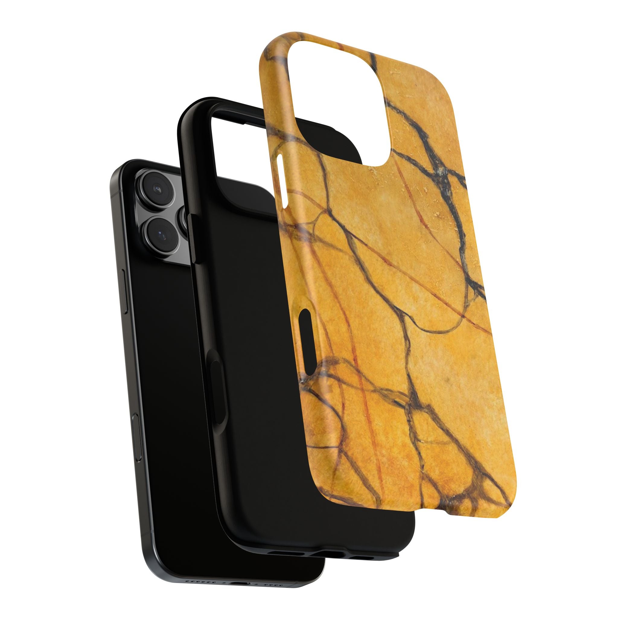 Sexy Gold Marbleized Phone Cases designed by Studio Blitz