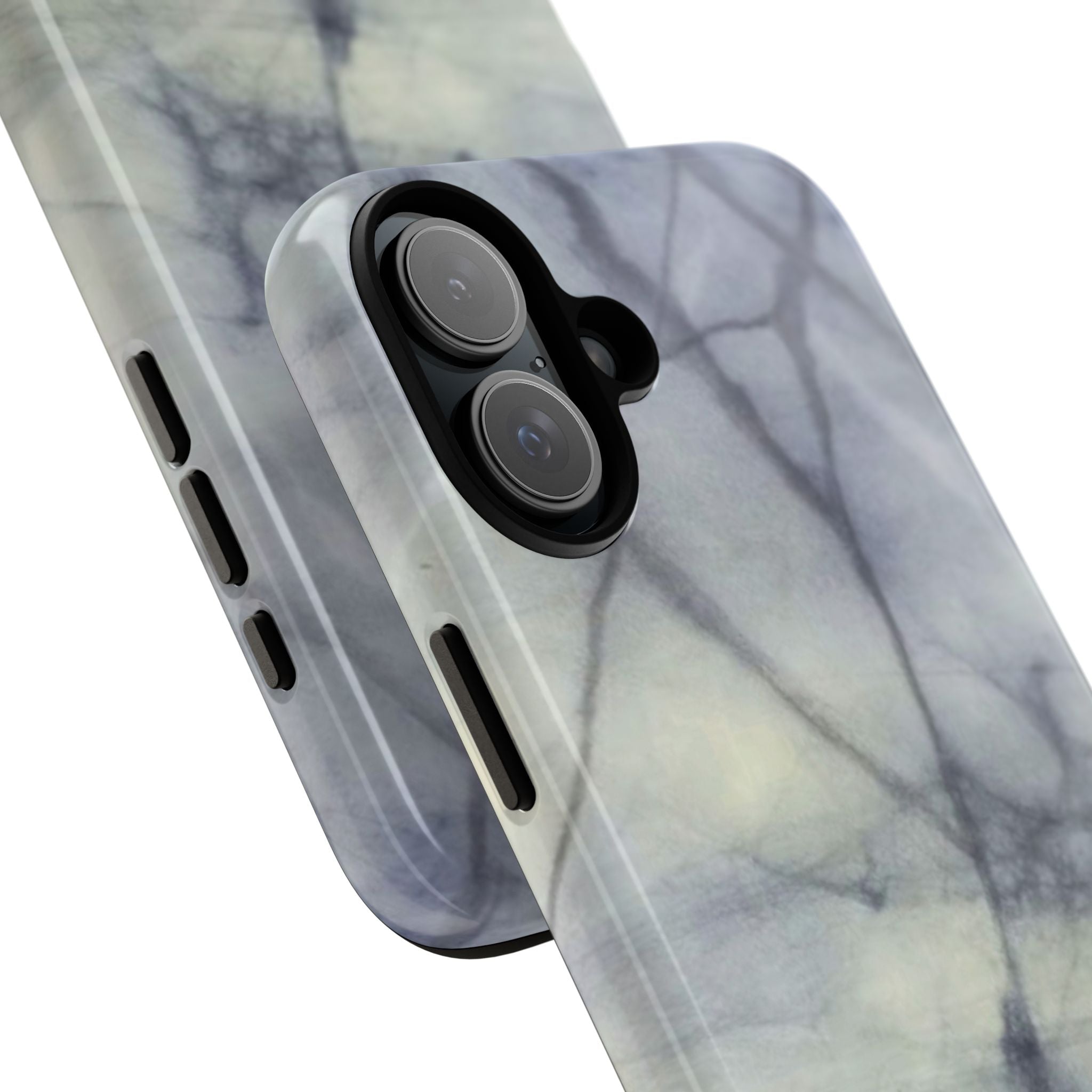 Phone Case, Eye-catching White Marble Look Tough Case by Studio Blitz