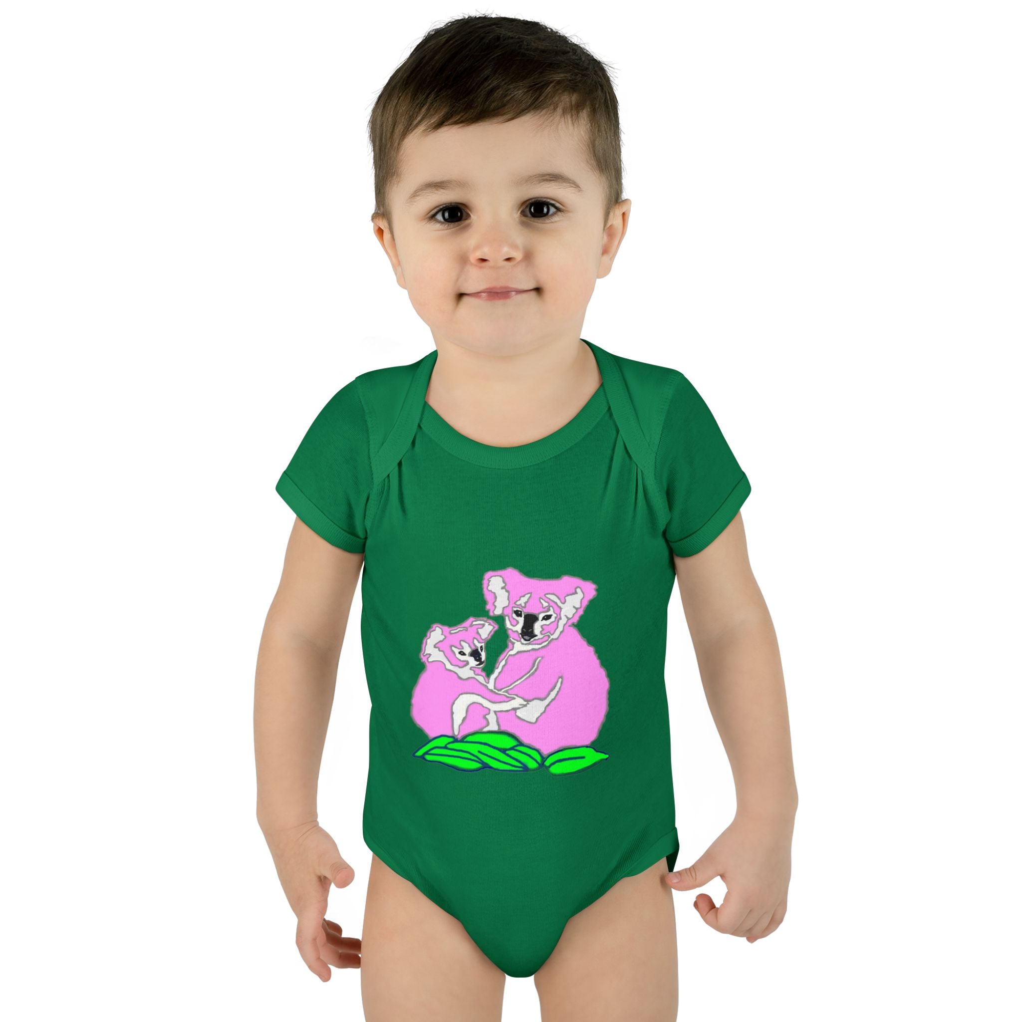 So Cute Pink Koalas designed by Studio Blitz Infant to 24 Mo. Bodysuit