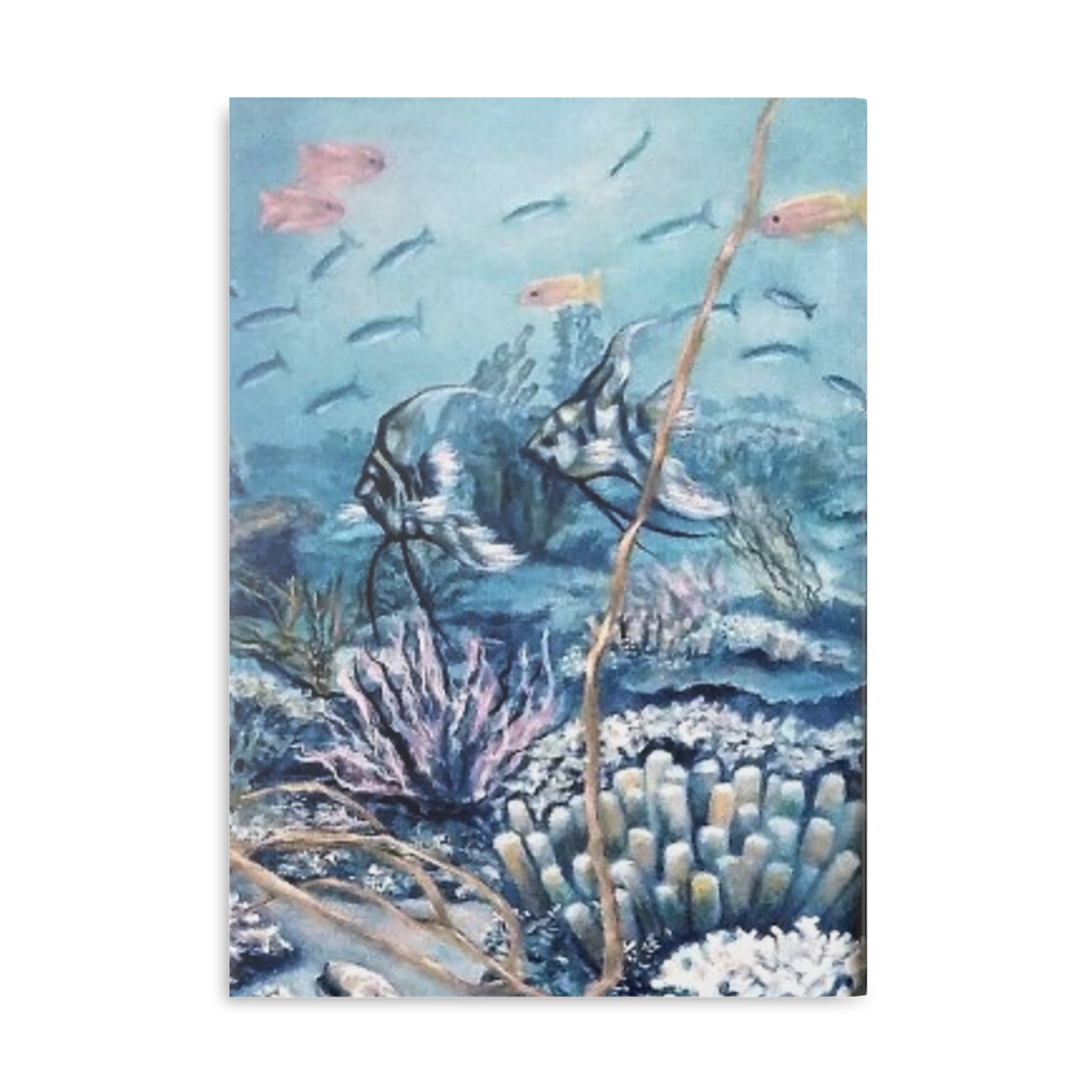 Stunning Ocean-Themed Hardcover Notebook painted by Studio Blitz