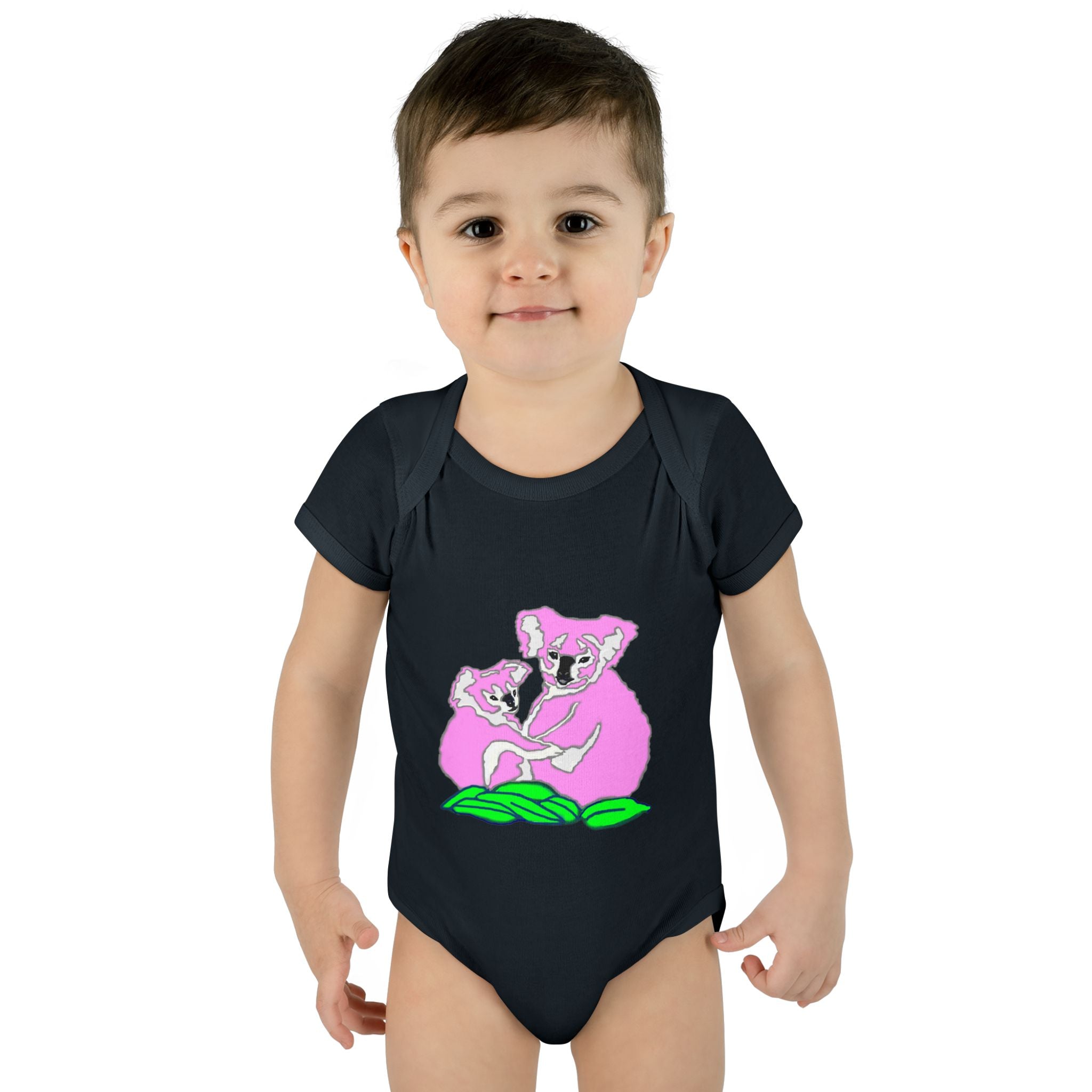 So Cute Pink Koalas designed by Studio Blitz Infant to 24 Mo. Bodysuit