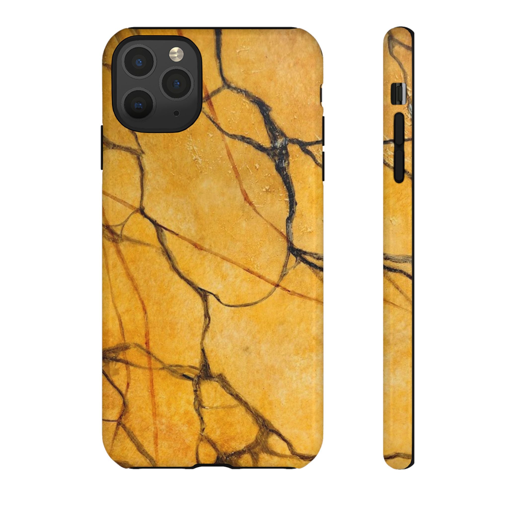 Sexy Gold Marbleized Phone Cases designed by Studio Blitz